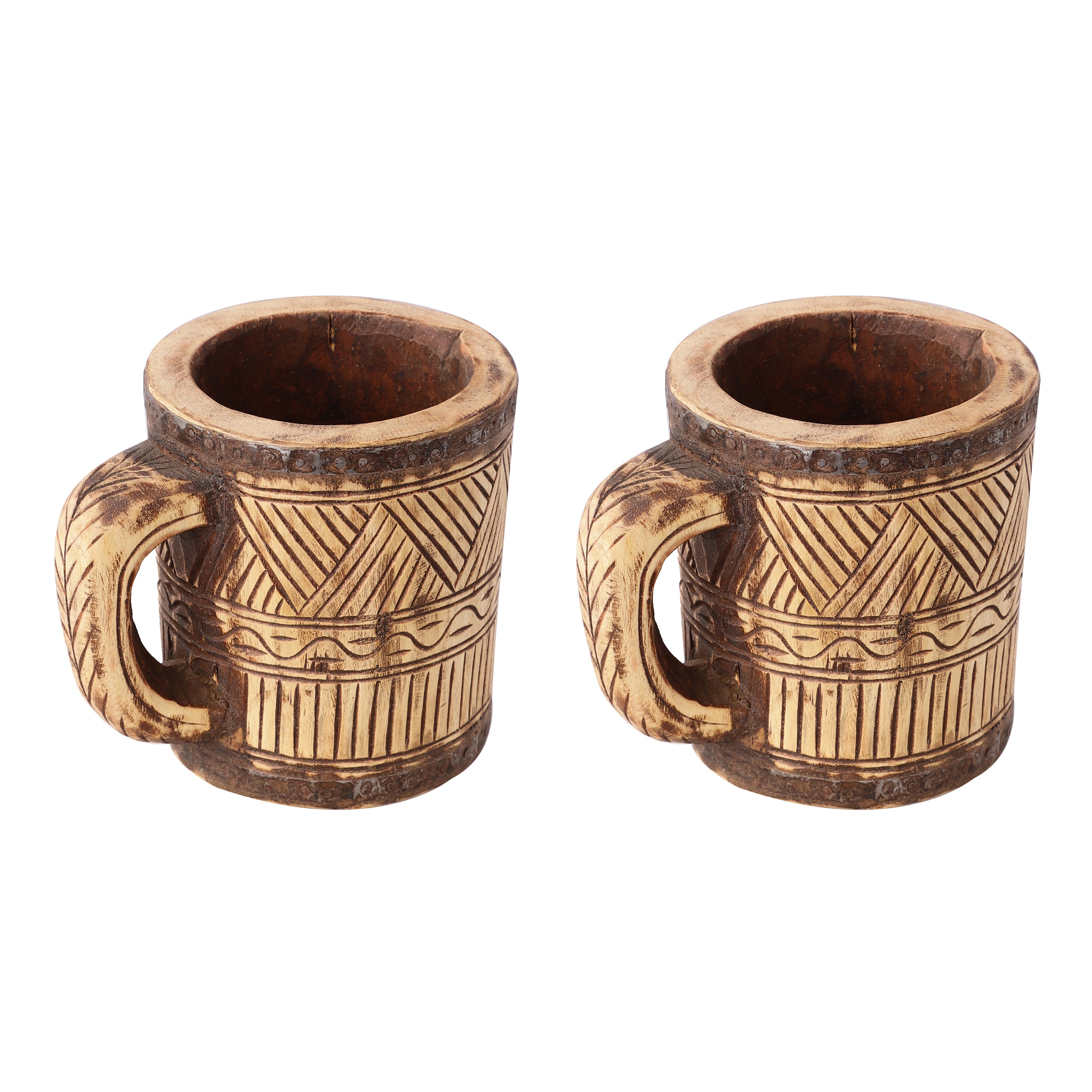 Antique Wooden Mug