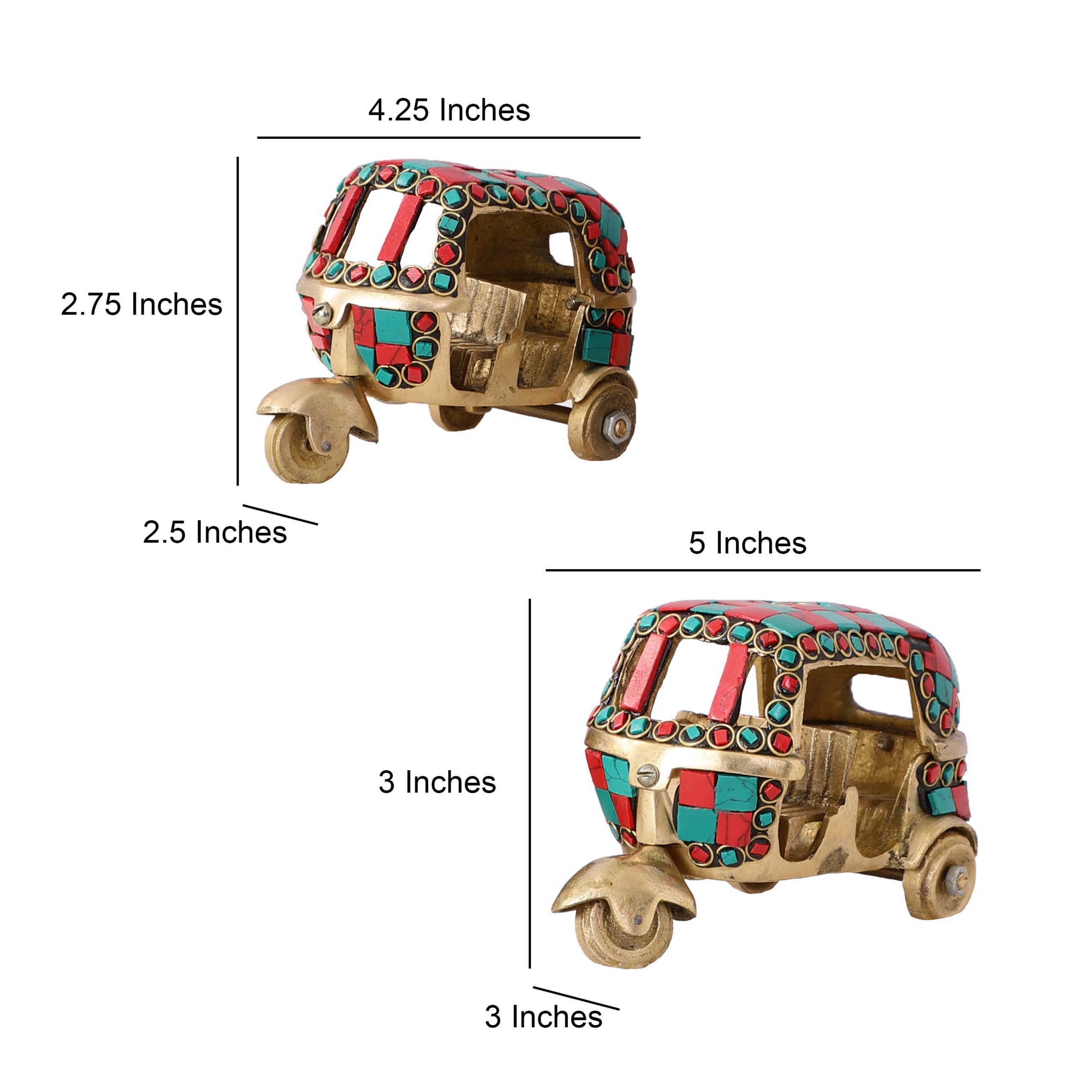 Stone Auto Rickshaw (Single)