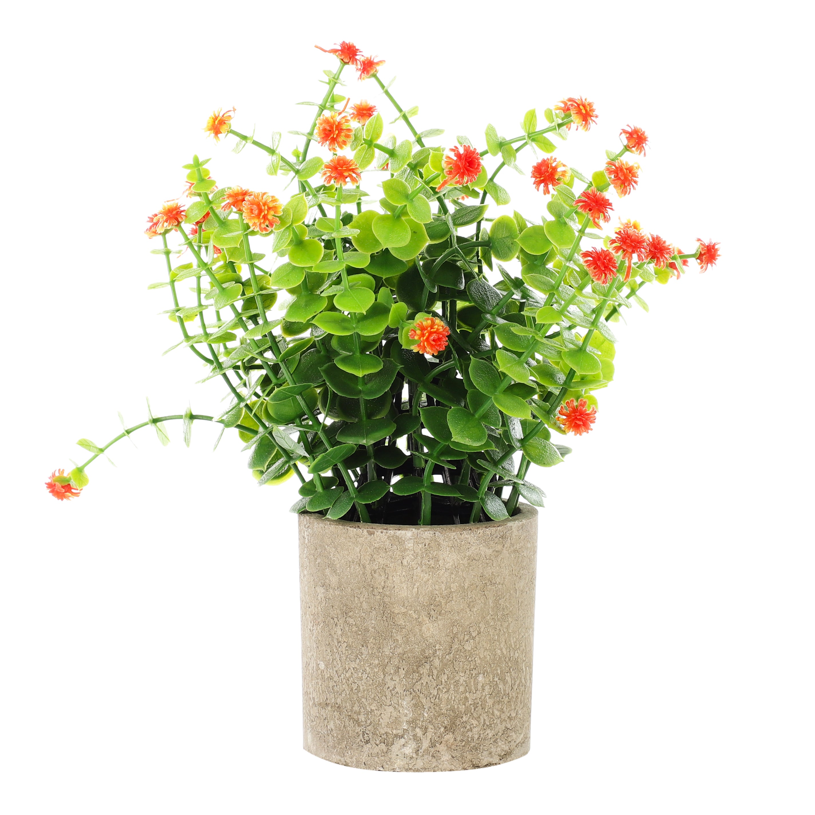 Faux Eucalyptus Bonsai with Flowers (Single)