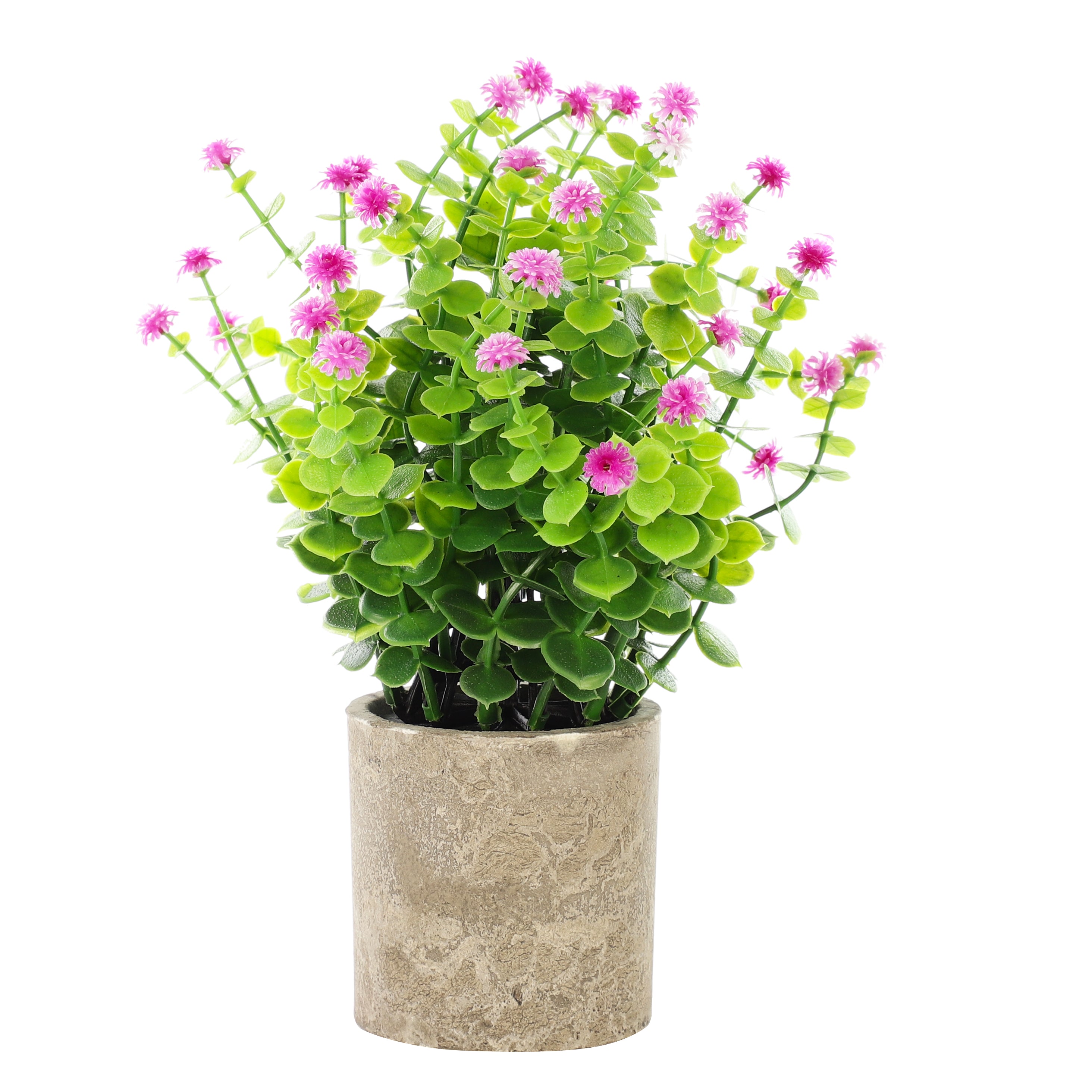 Faux Eucalyptus Bonsai with Flowers (Single)