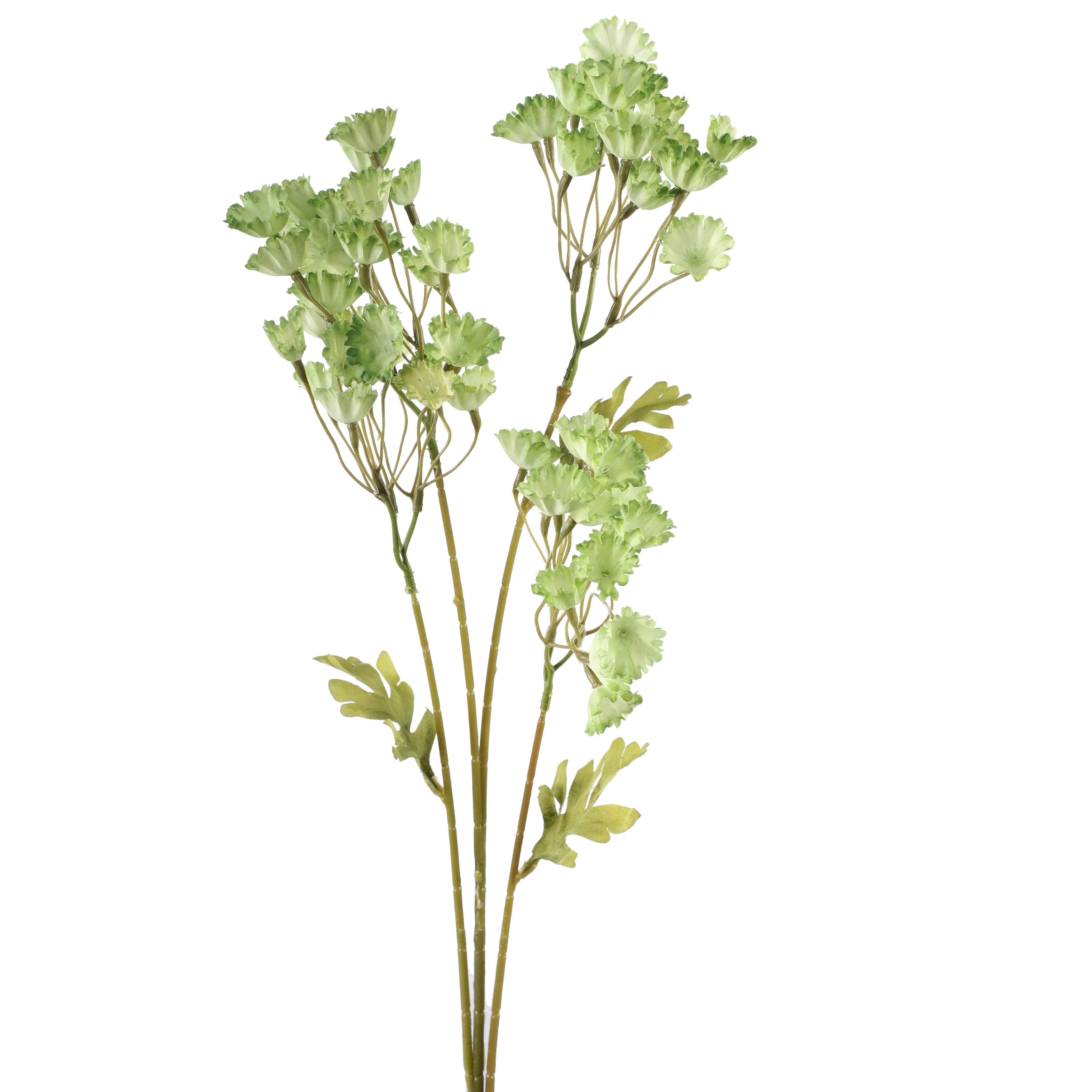 Faux Green Baby's Breath Flower Stick (Single)