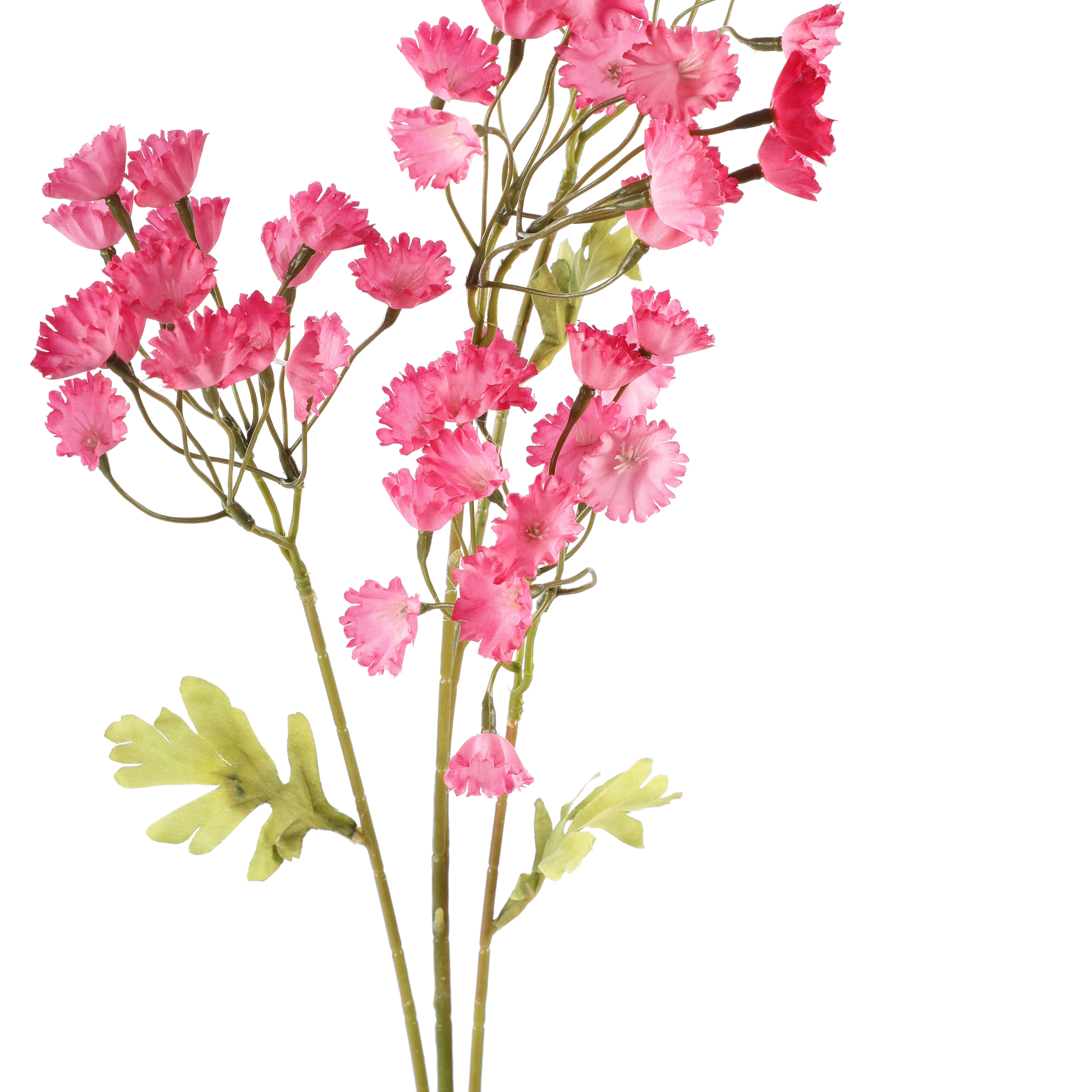 Faux Pink Baby's Breath Flower Stick (Single)