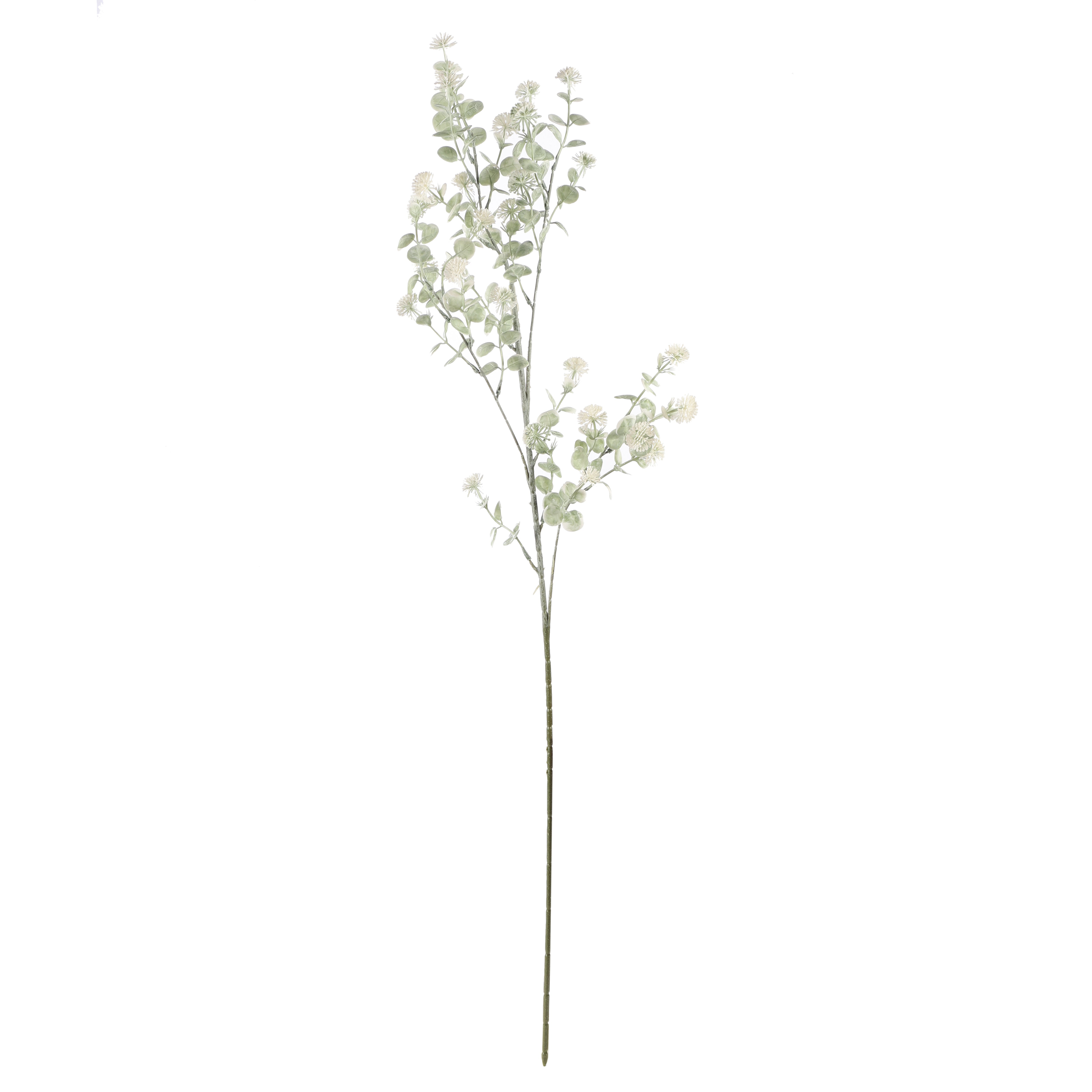 Faux Pale Green Eucalyptus Stem (Single)
