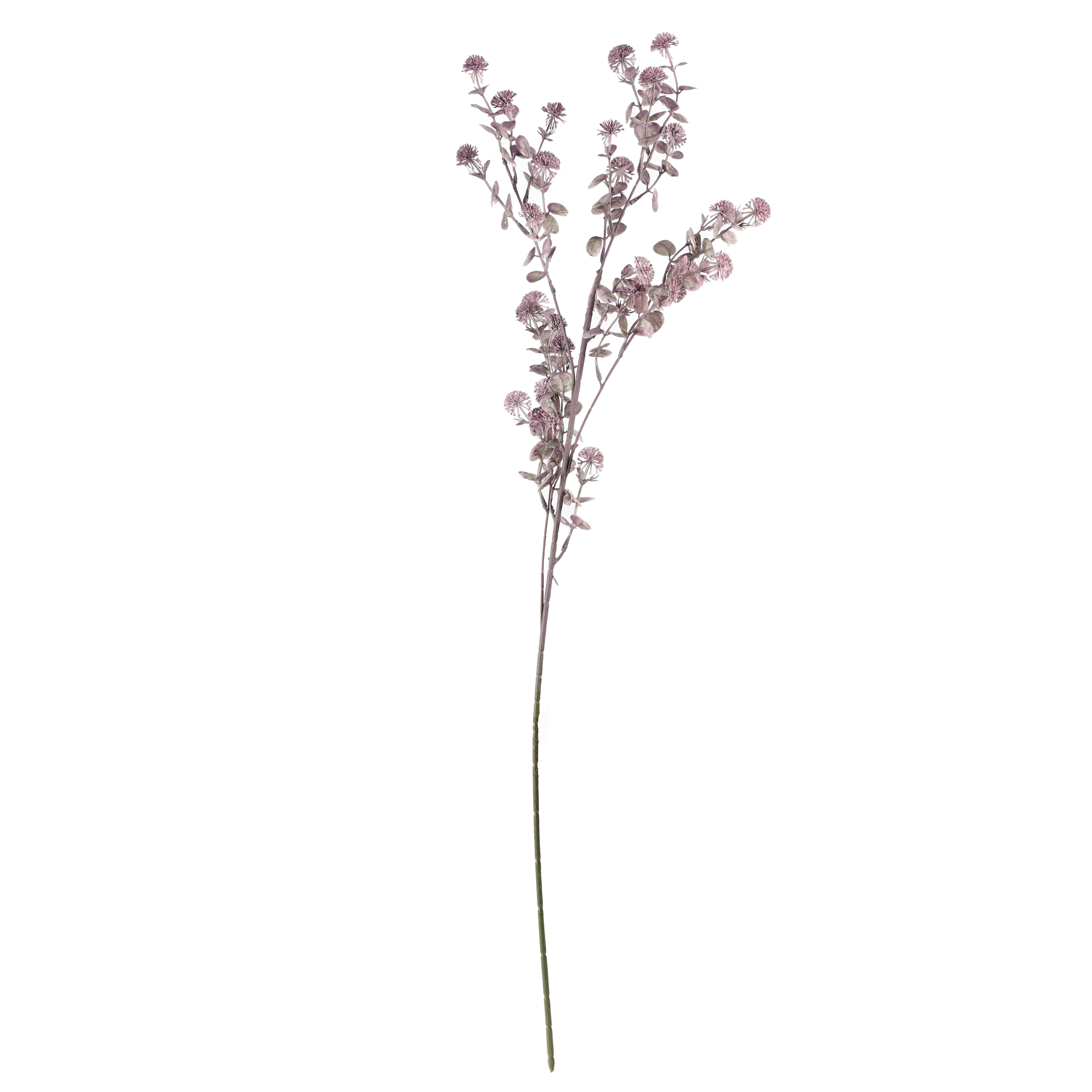 Faux Pale Purple Eucalyptus Stem (Single)