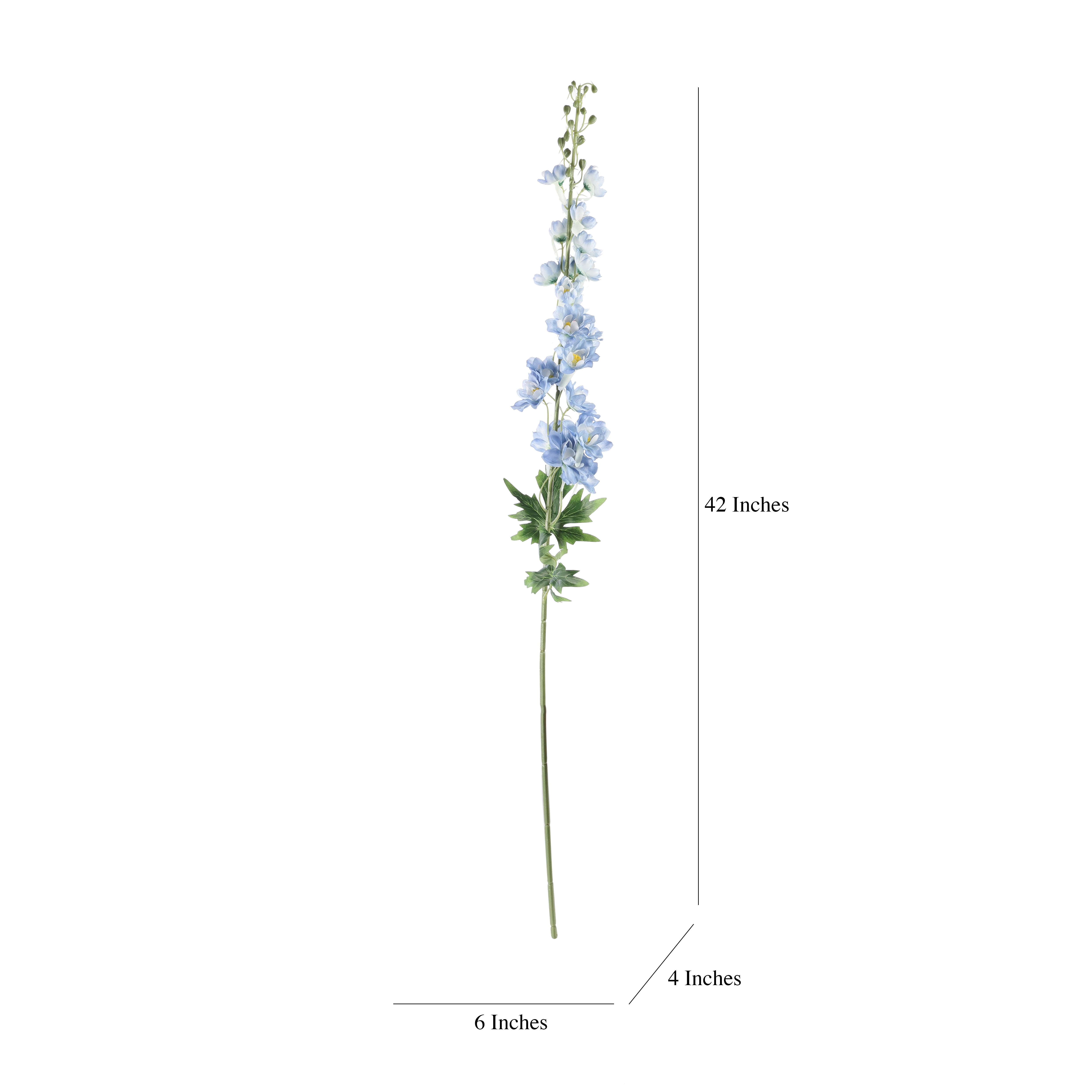 Faux Dual Shade Blue Delphinium Stick (Single)