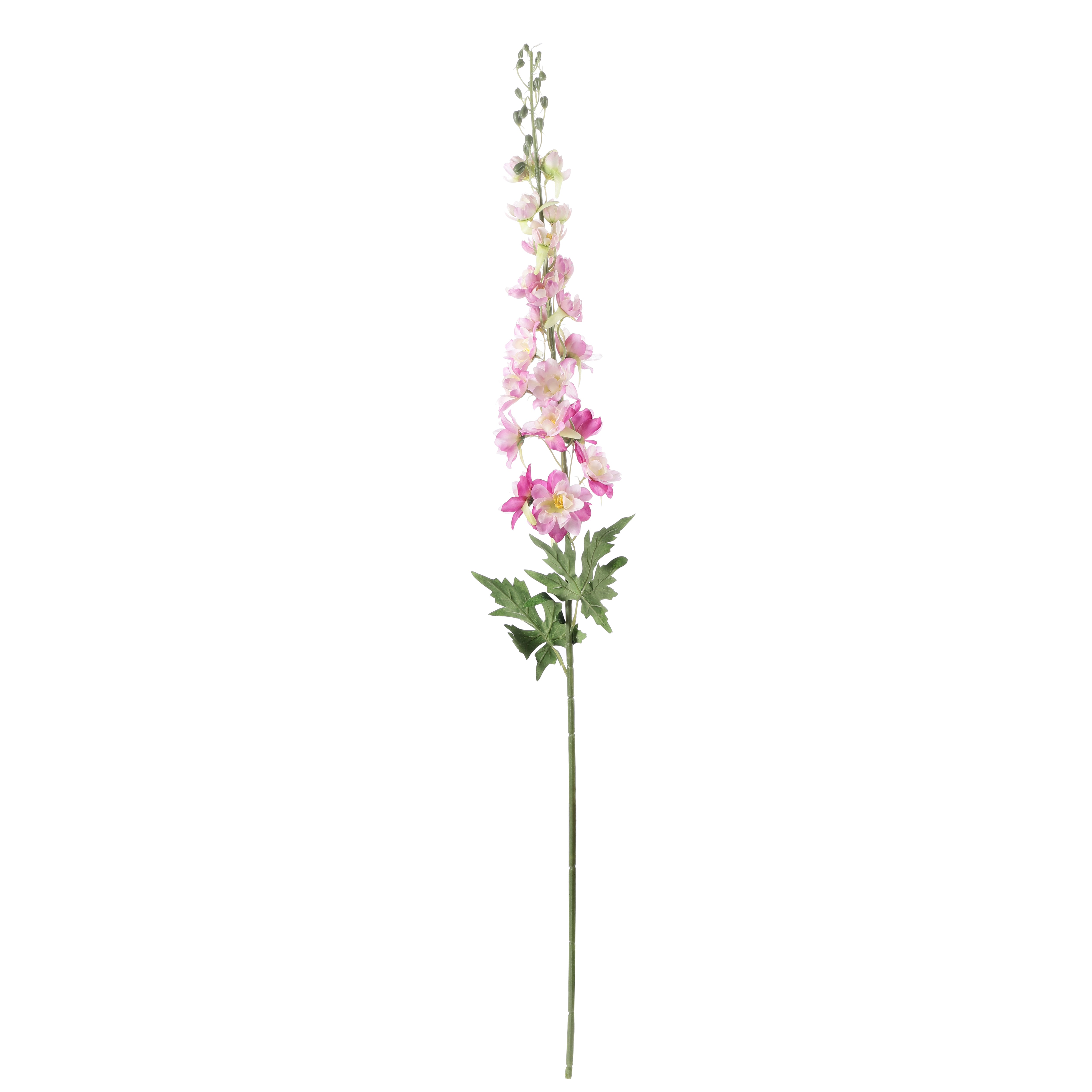 Faux Dual Shade Mauve Delphinium Stick (Single)