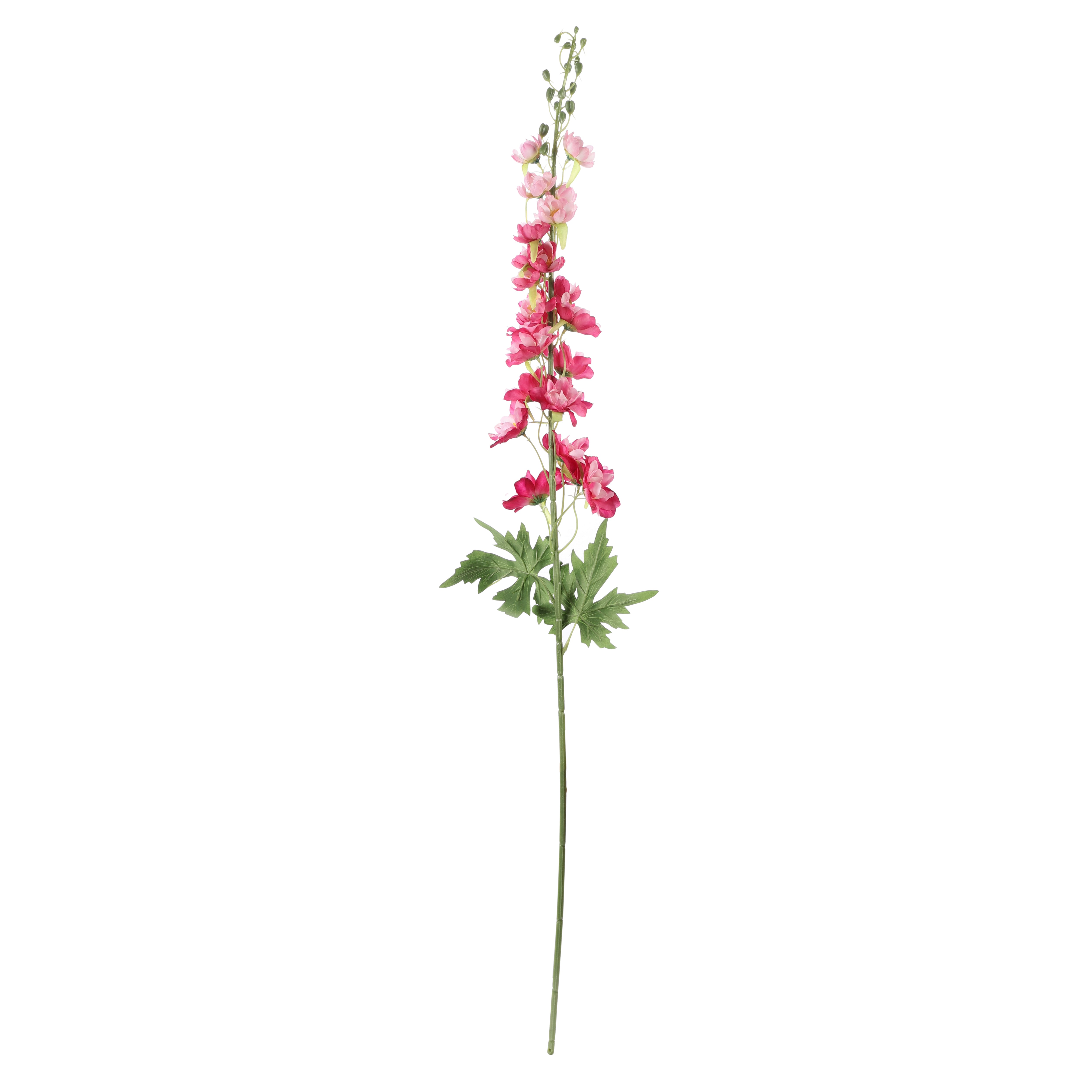 Faux Dual Shade Pink Delphinium Stick (Single)