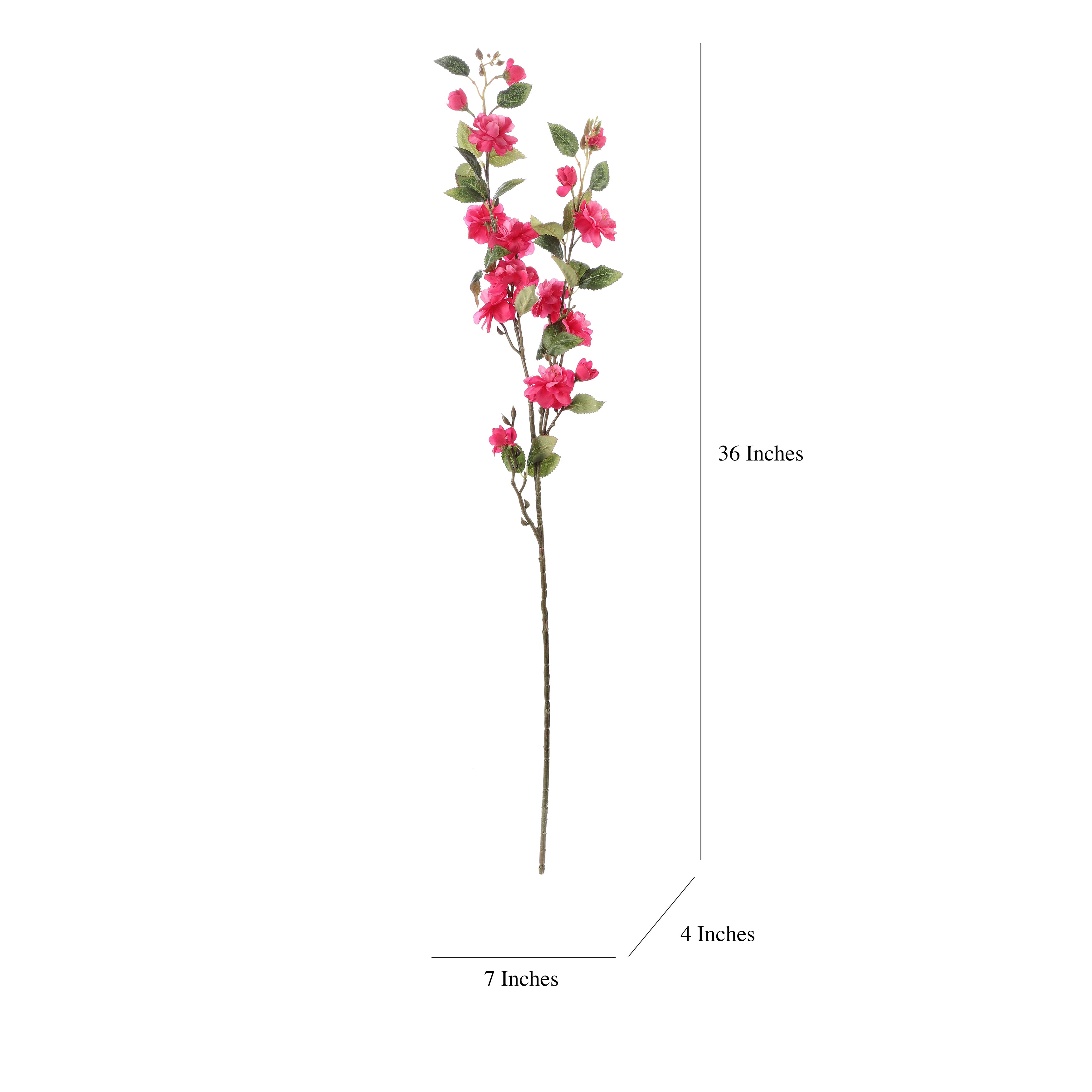 Faux Pink Cherry Blossom Stick (Single)
