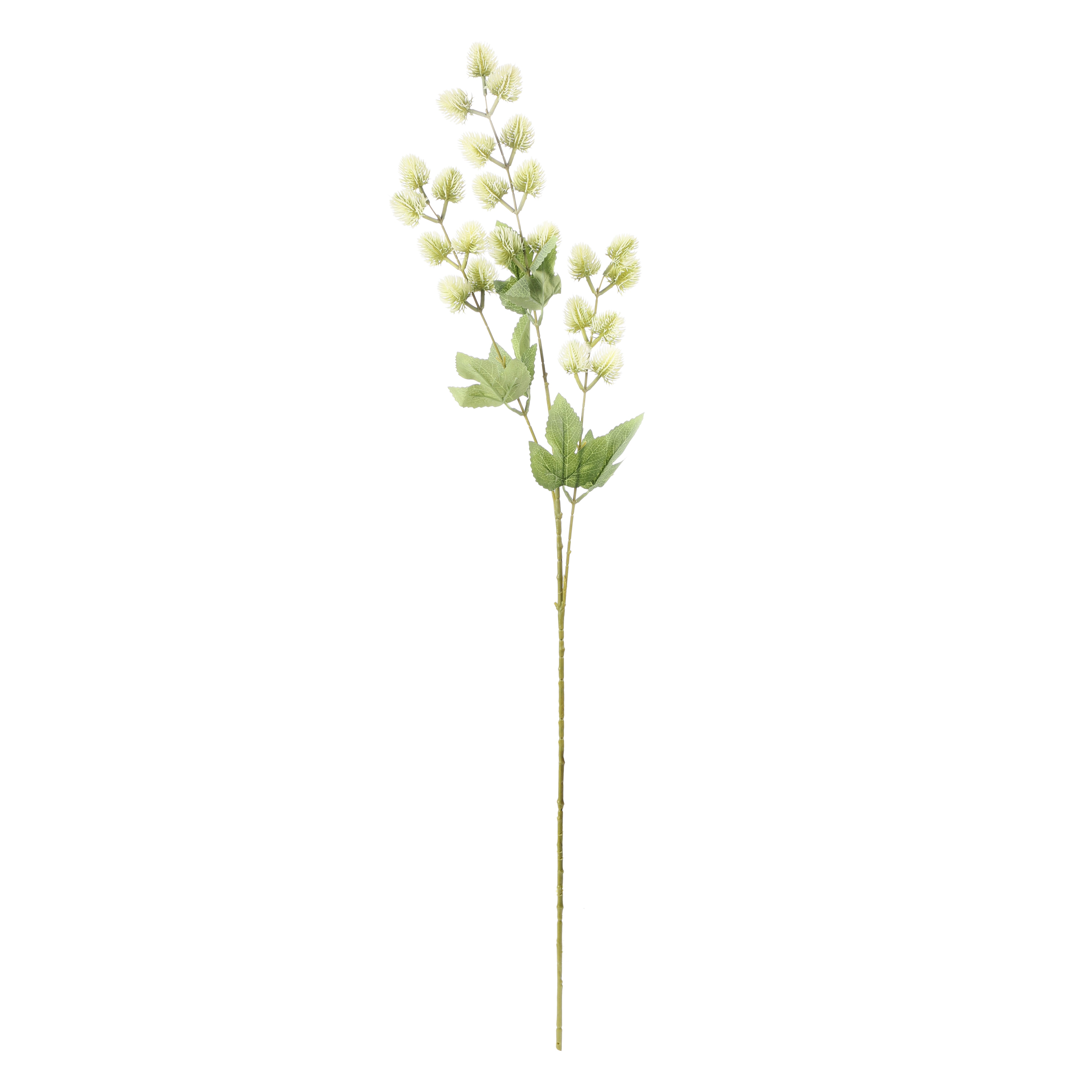 Faux Pale Green Eucalyptus Stem With Buds (Single)