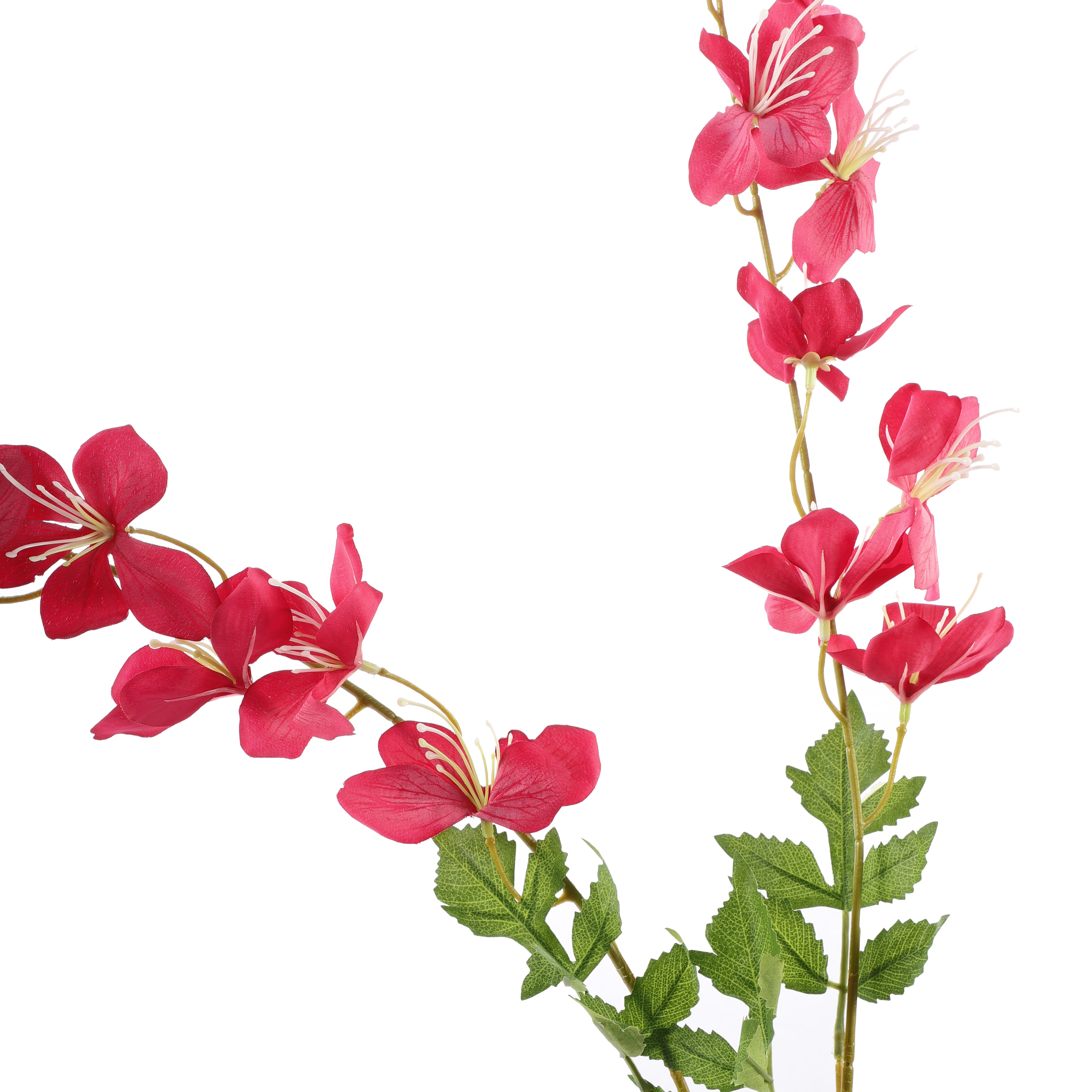 Faux Pink Wisteria Flower Stem (Single)