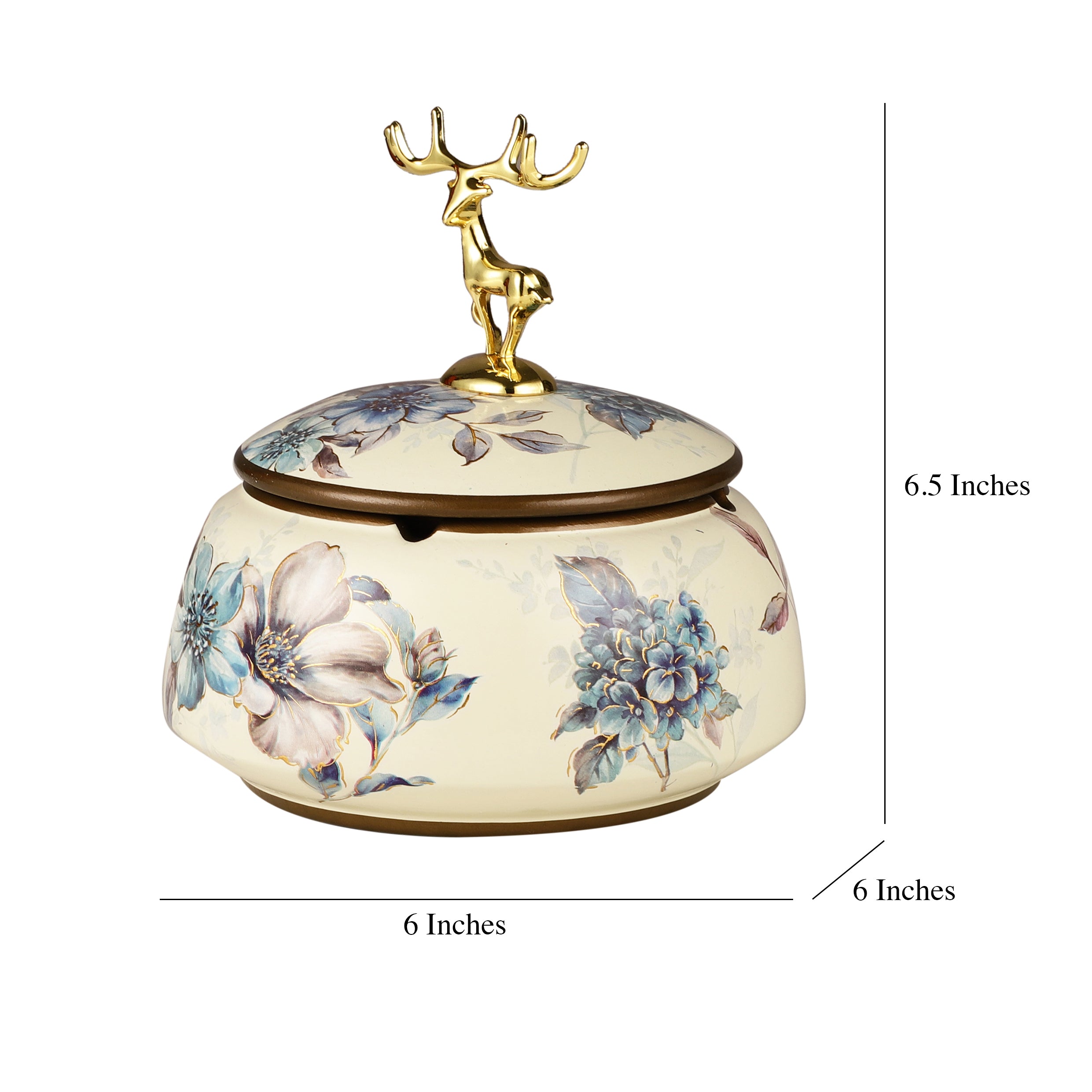 Camellia Short Ceramic Jar