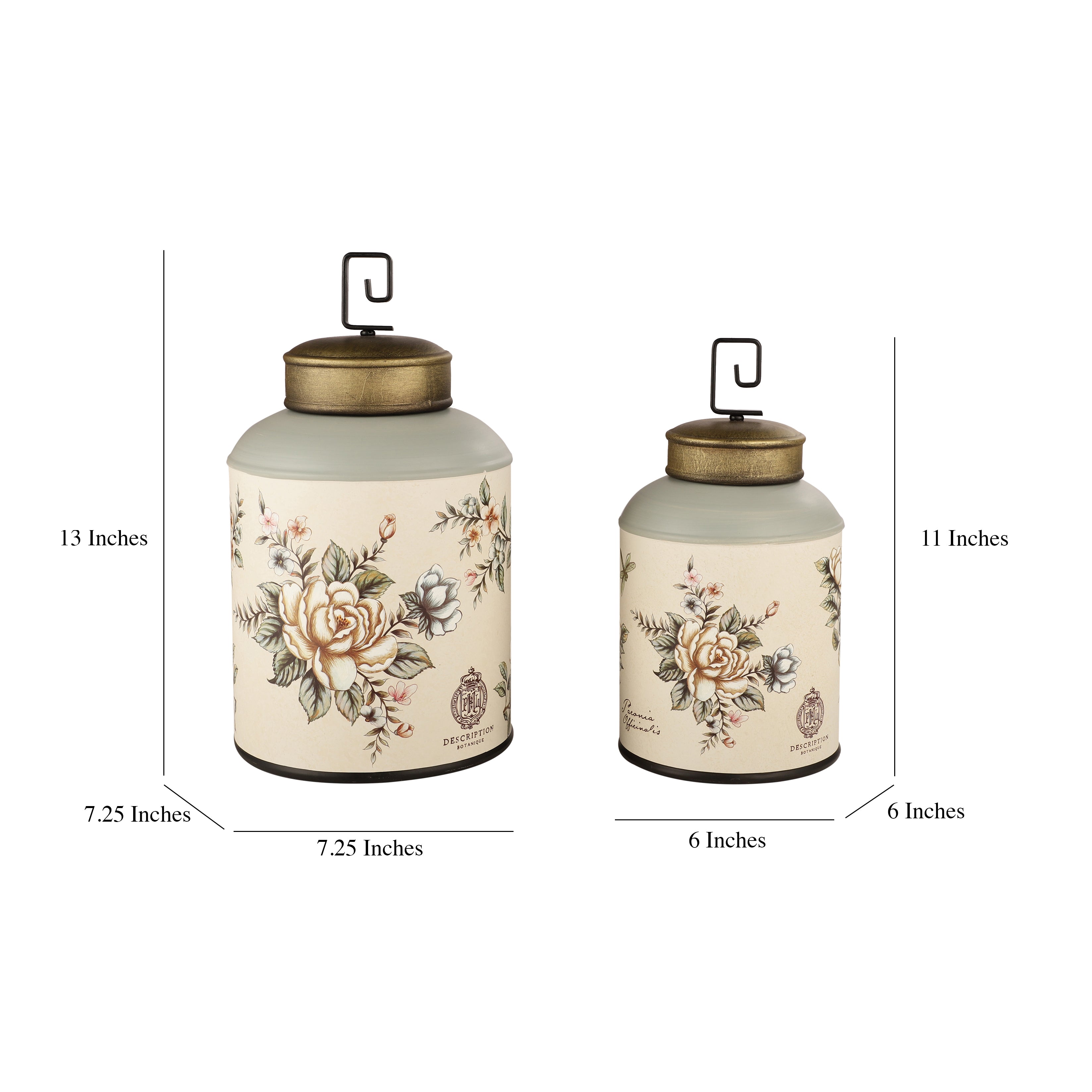 Midnight Floral Jar (Single)