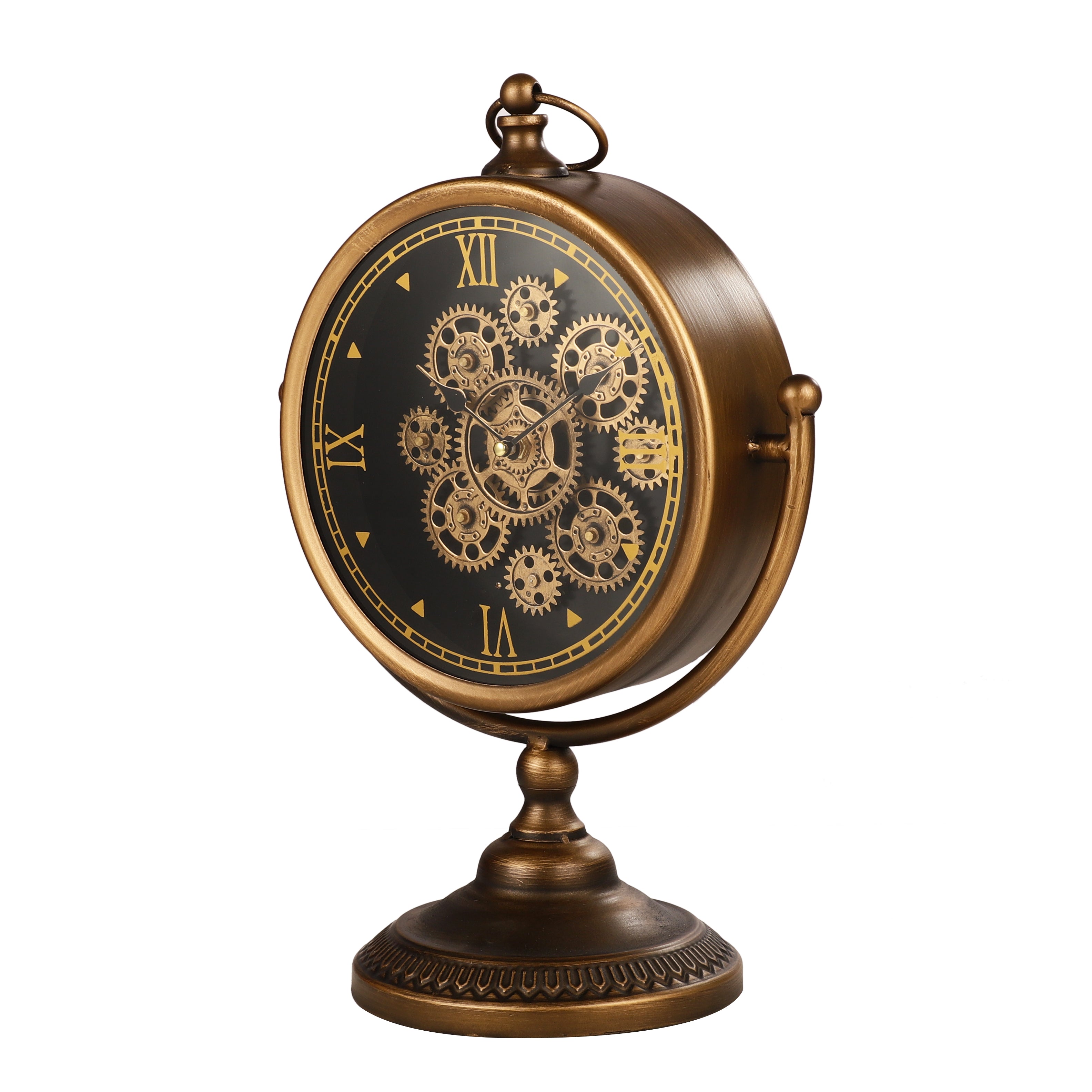 Antique Gold Mounted Table Clock