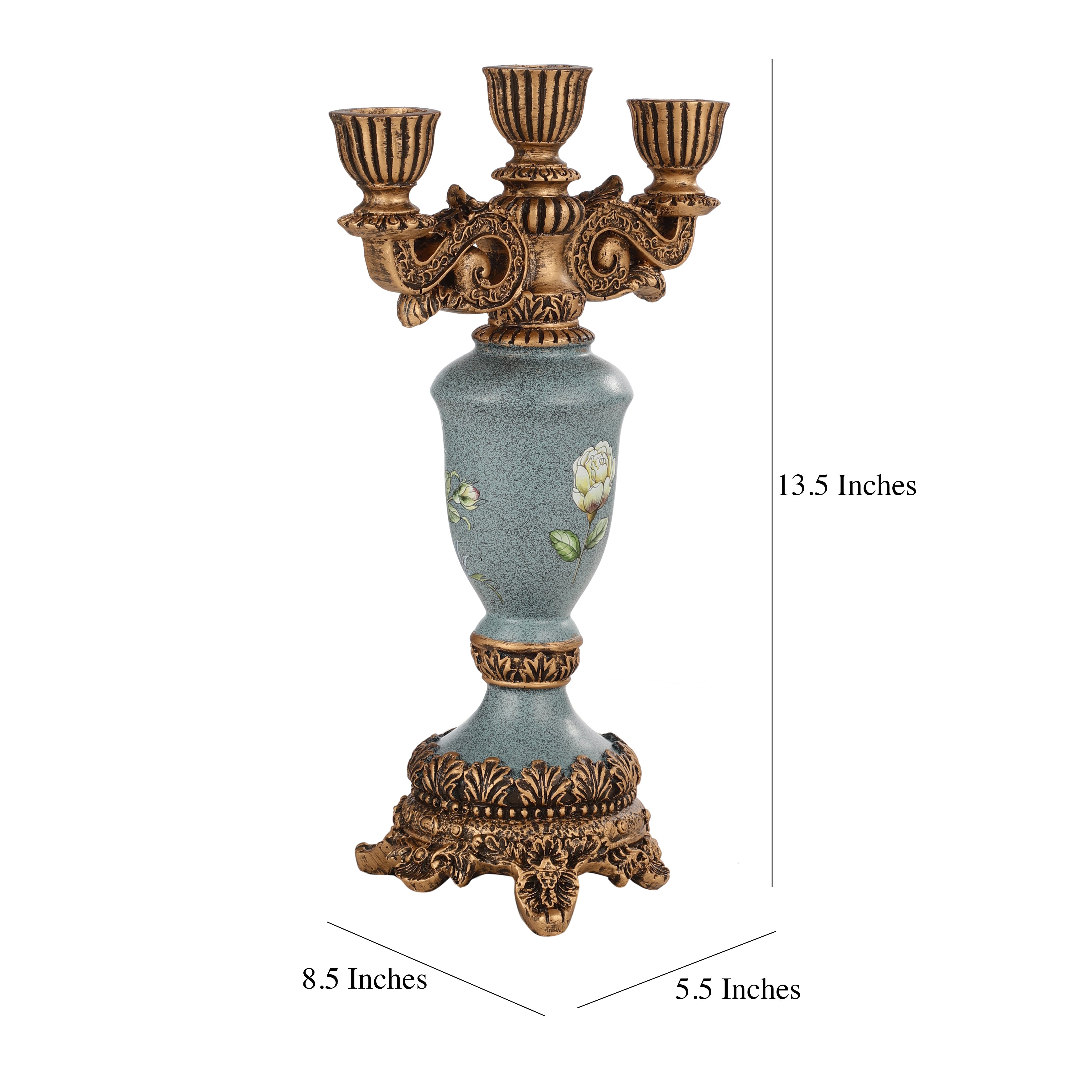 Magnolia Blue Candle Stand