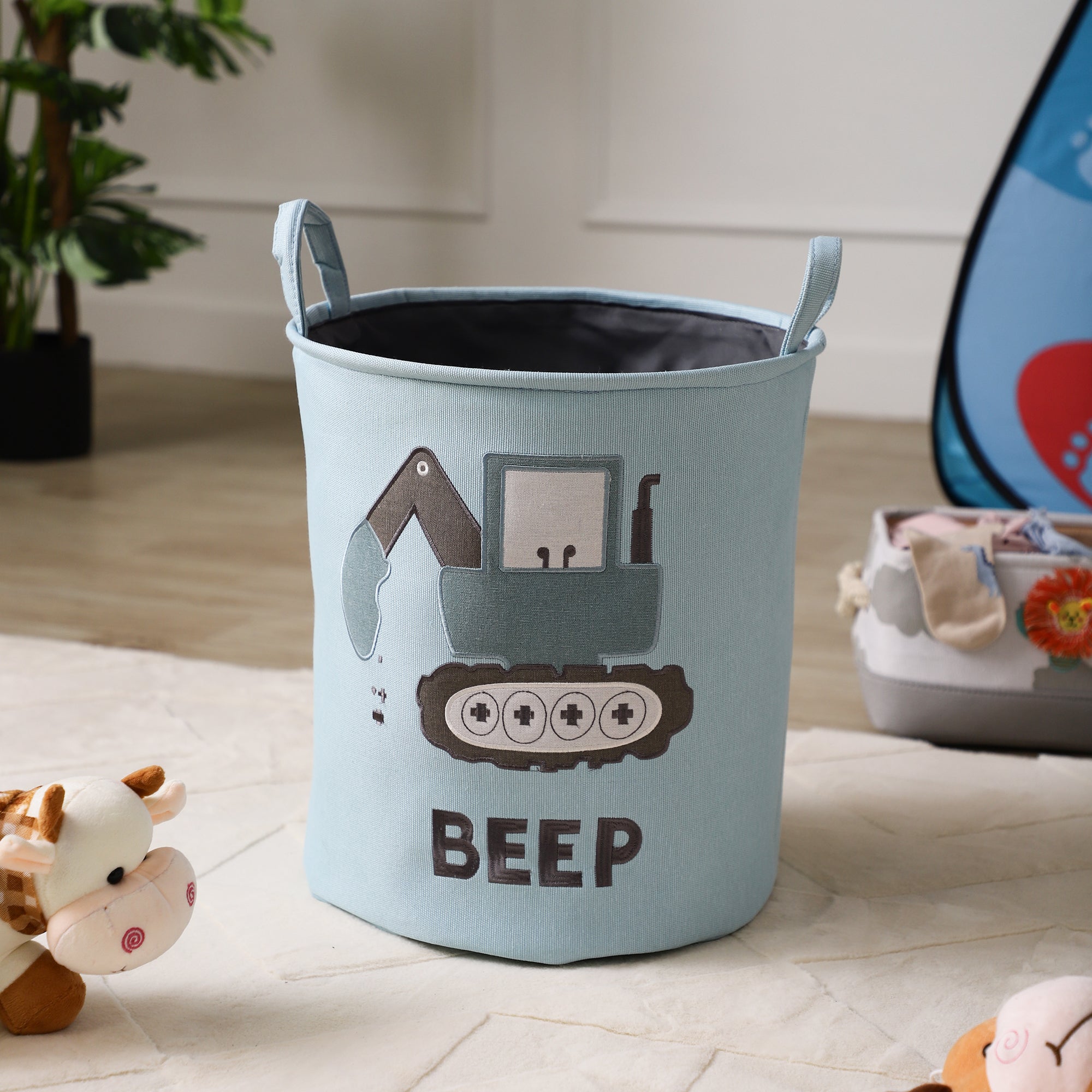 Beep & Build Storage Bin
