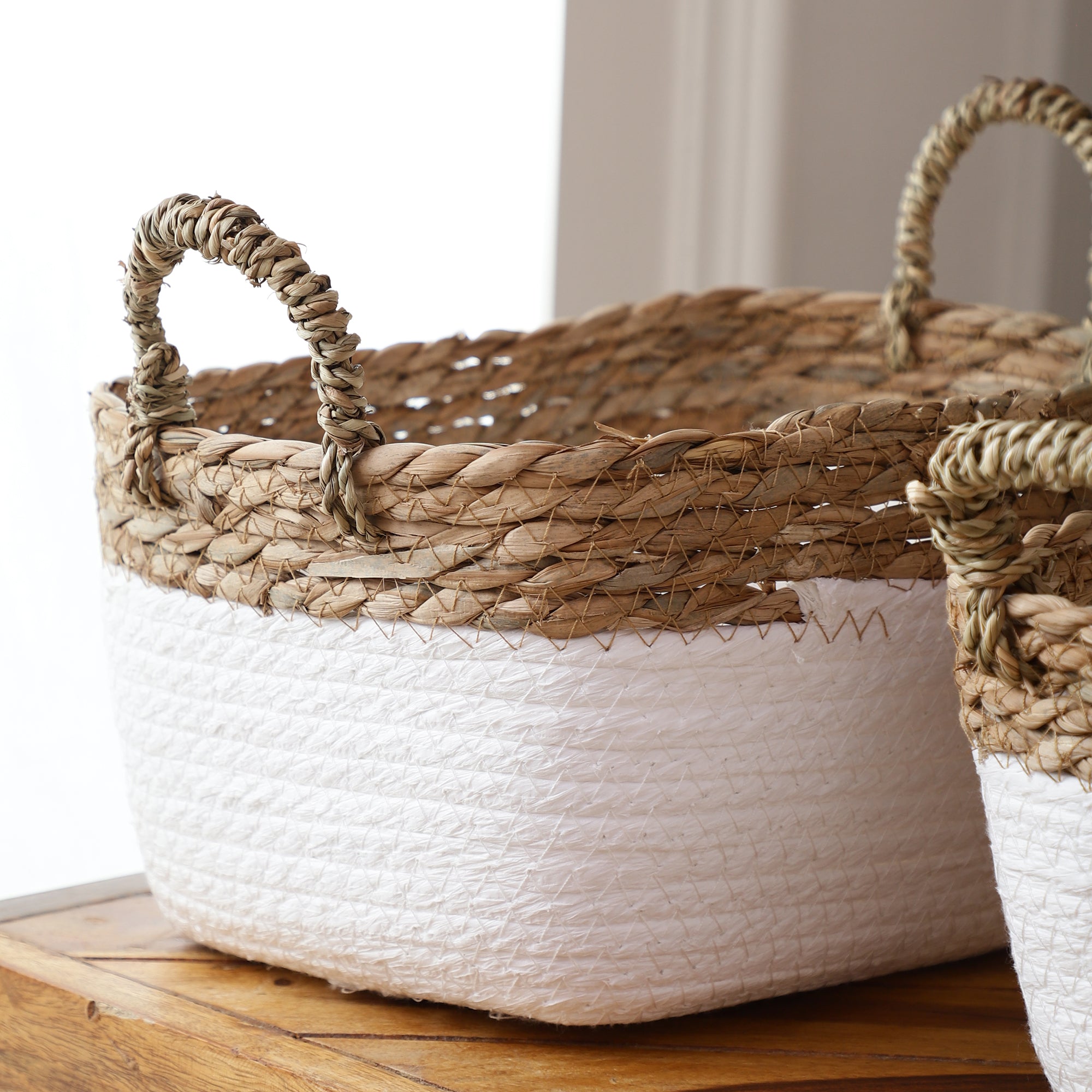 Coastal Braids Storage Baskets (Set of 3)