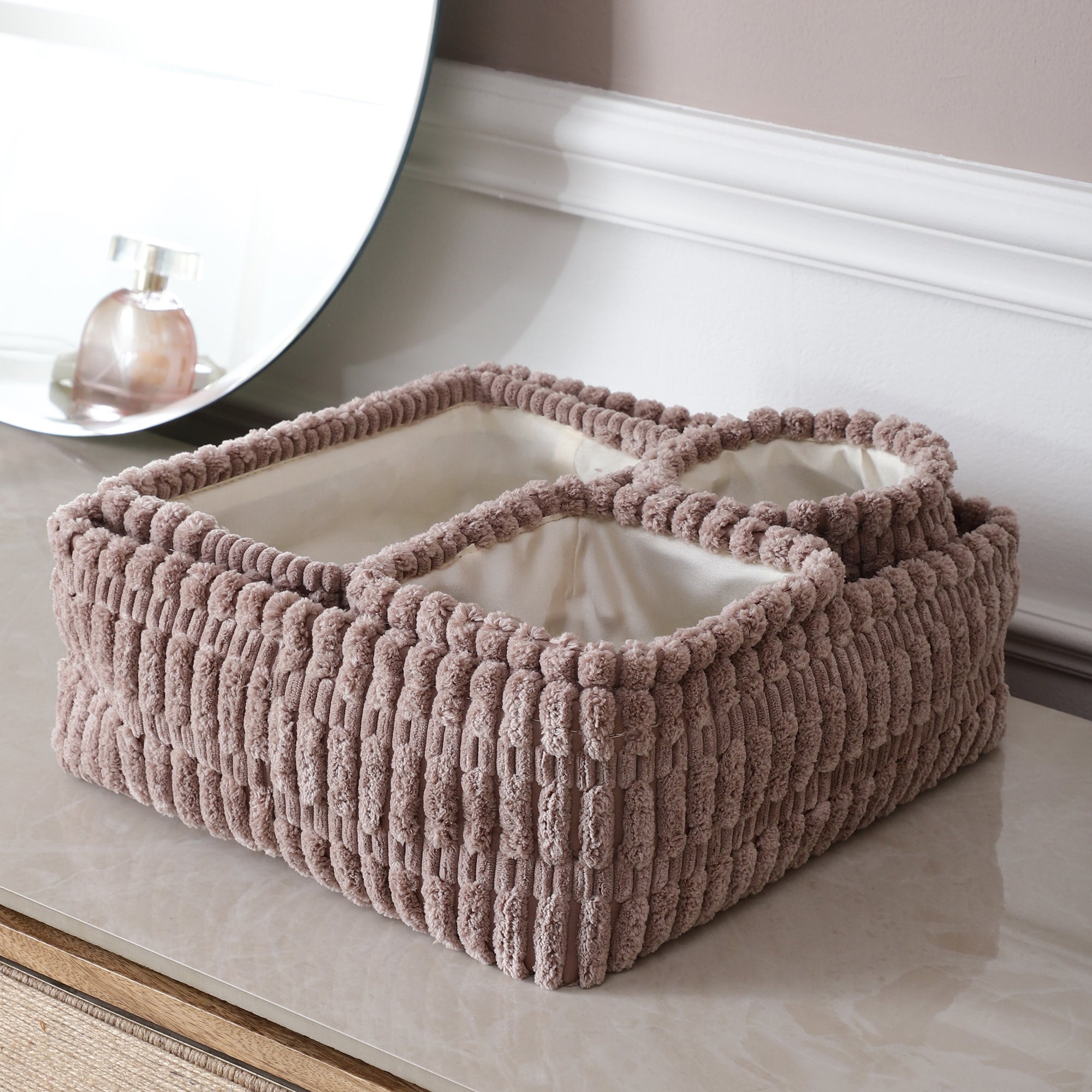 HushNest Quartet Storage Bins - Brown (Set of 4)