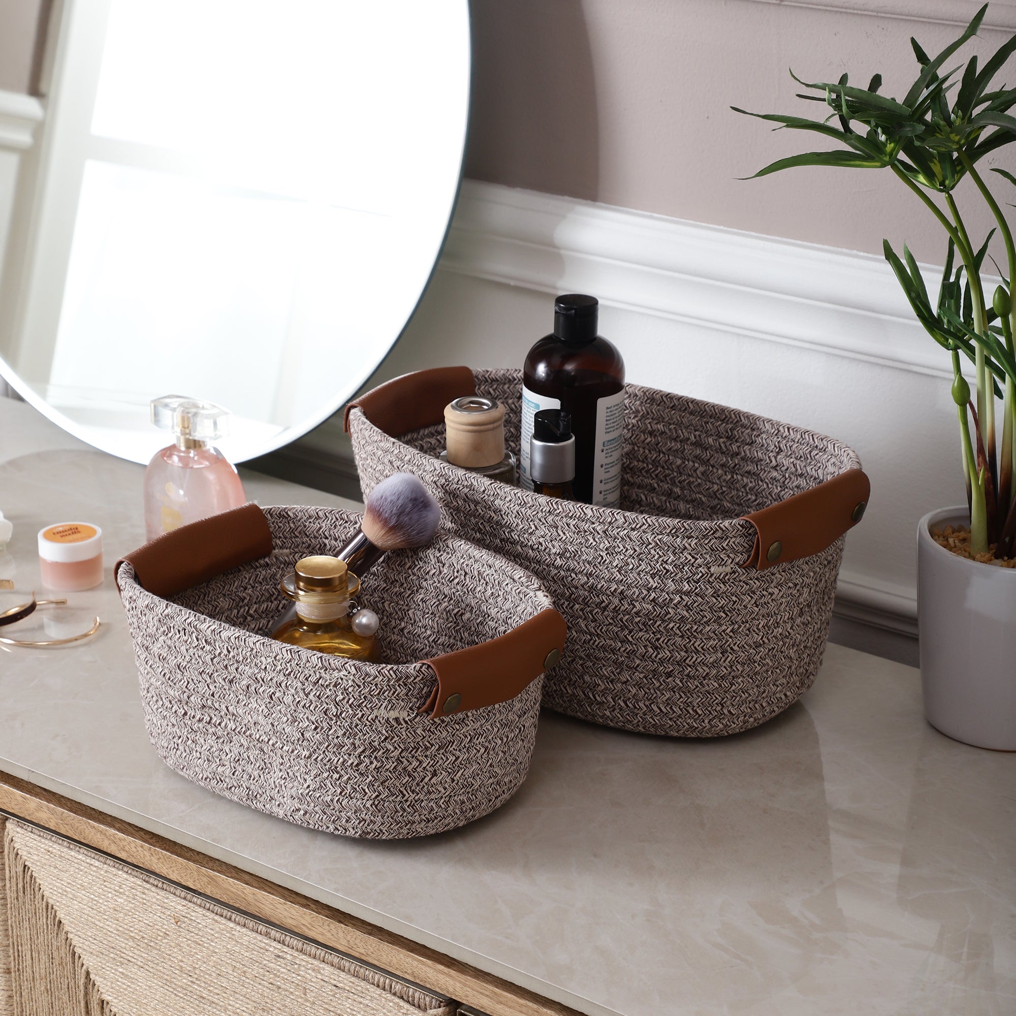 LoftWeave Storage Organizers - Grey (Set of 2)