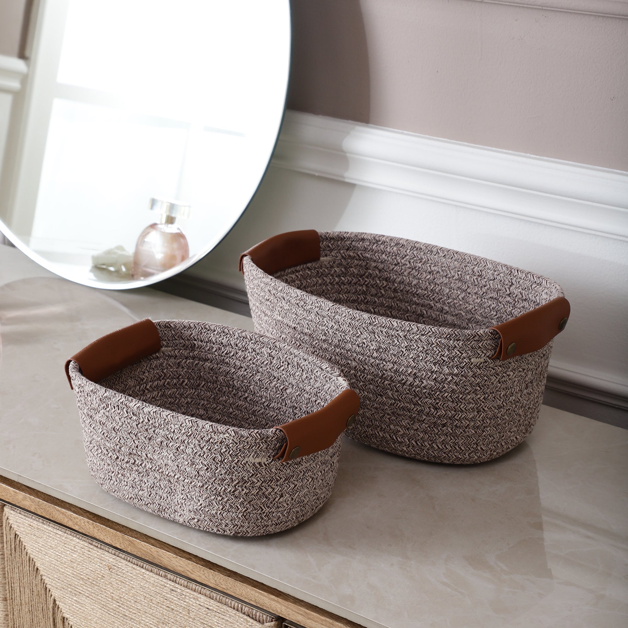 LoftWeave Storage Organizers - Grey (Set of 2)