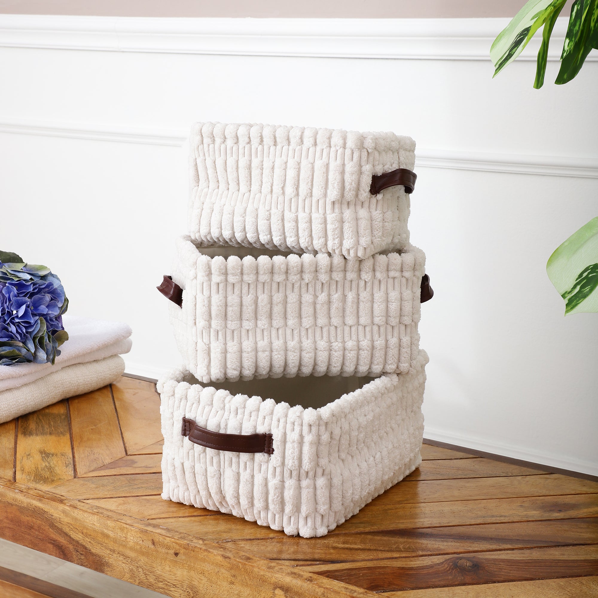 Whiteluxe Storage Organisers (Set of 3)