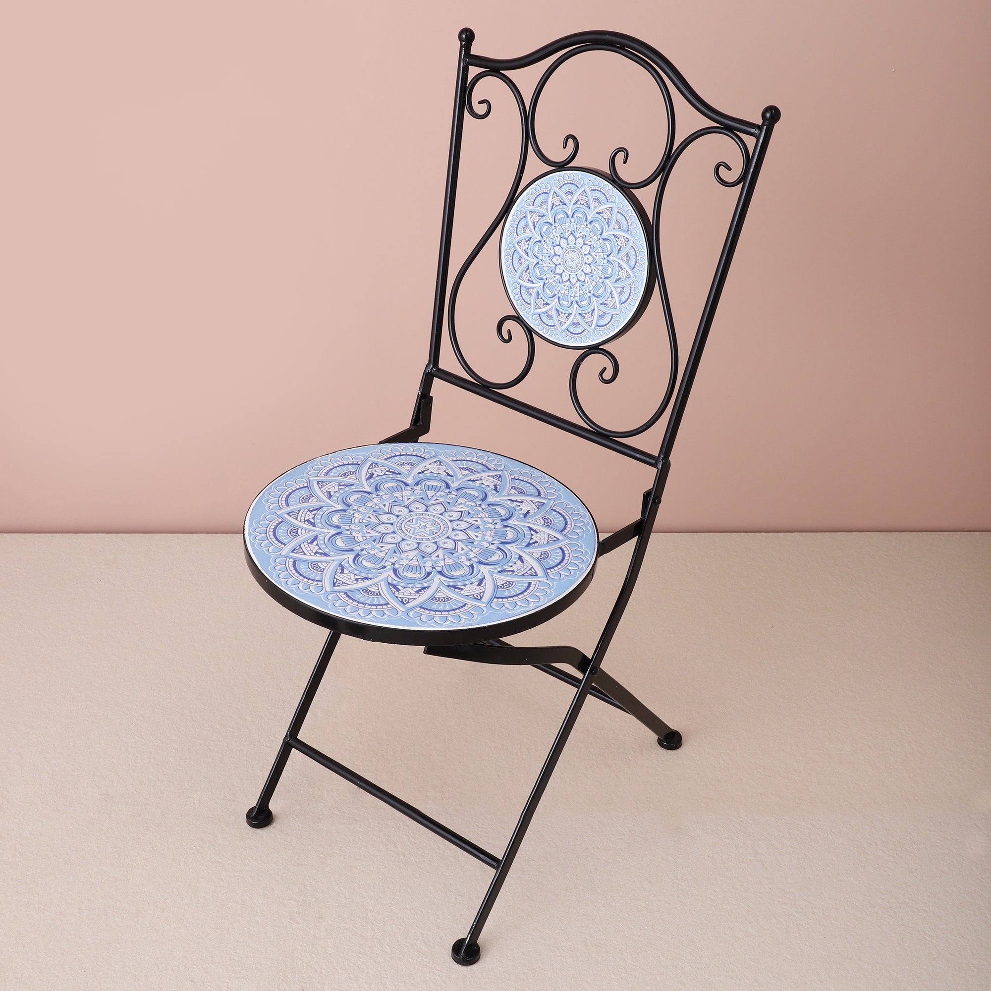 Santorini Outdoor Chairs & Table (Set of 3)