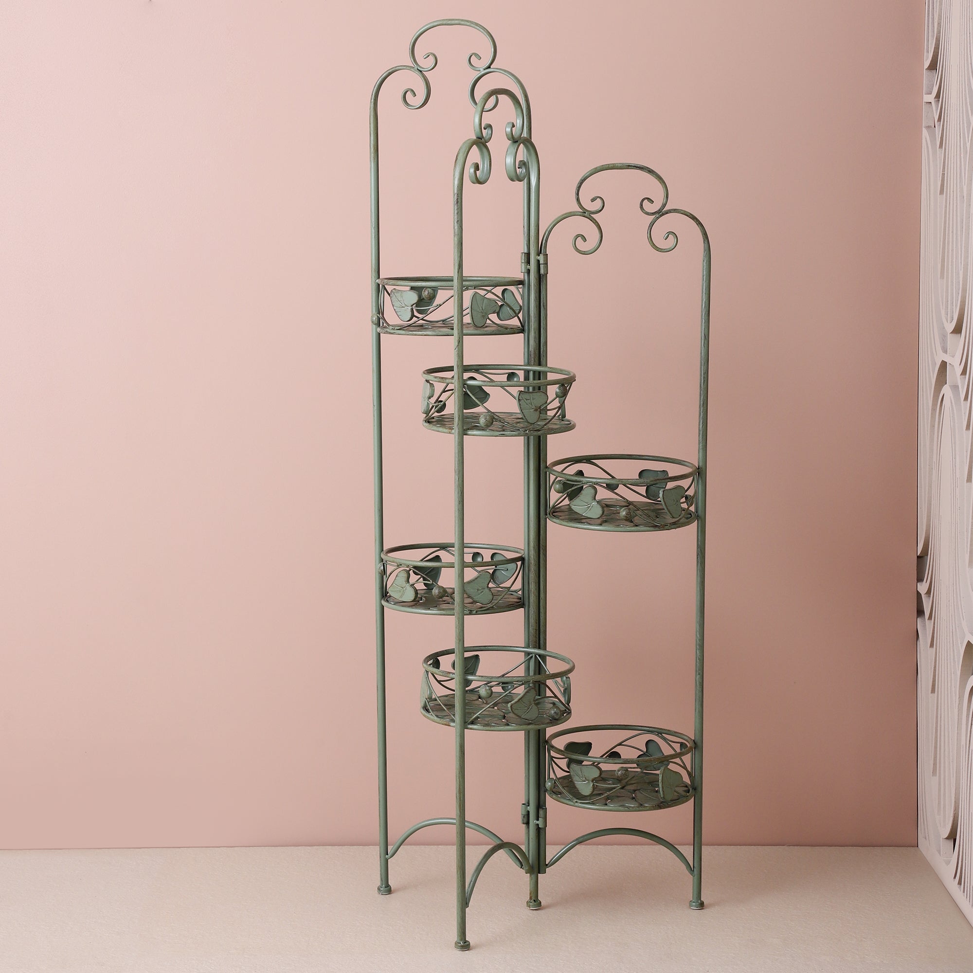 Sage Green Foldable Plant Holder