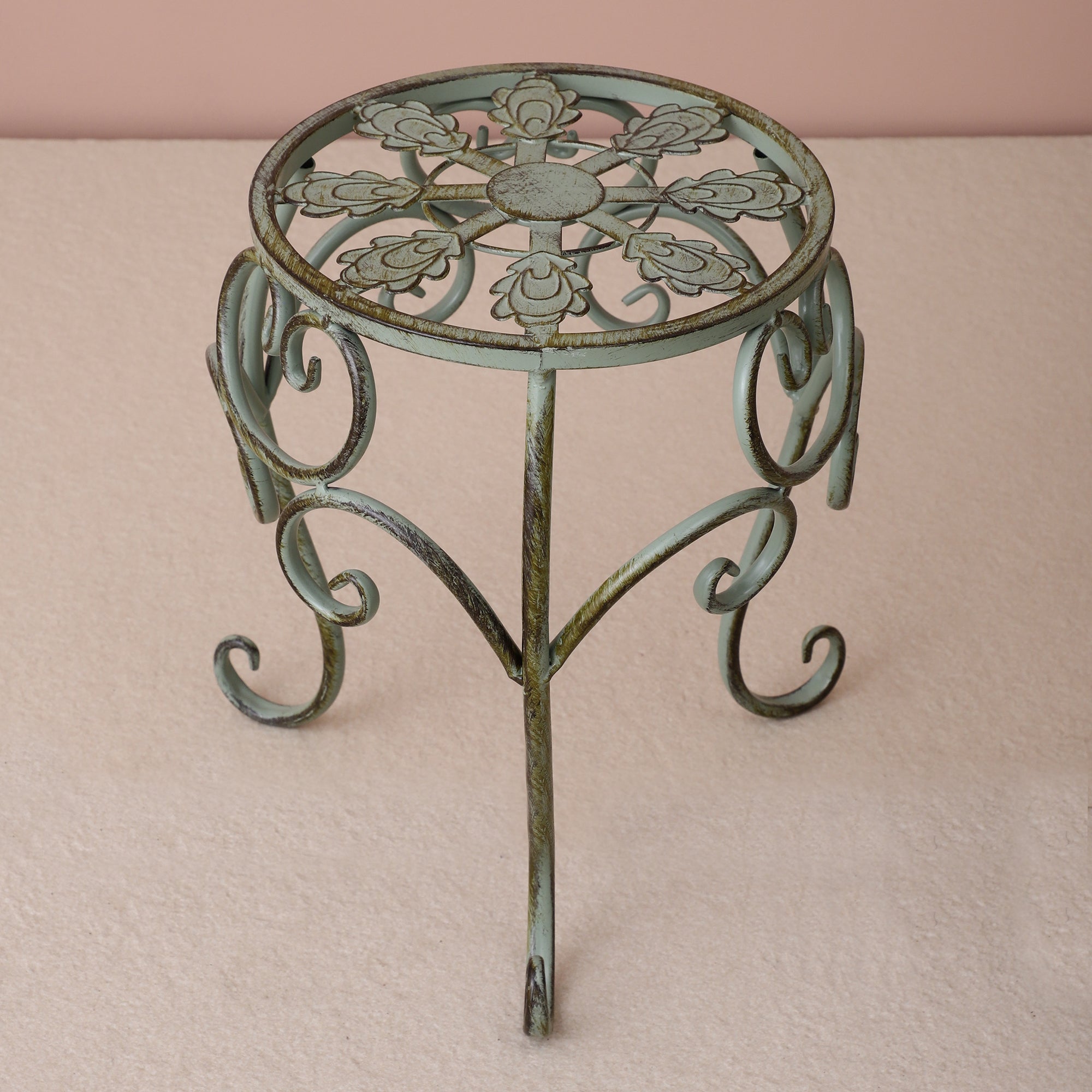 Olive Garden Round Decorative Short Tables (Set of 2)