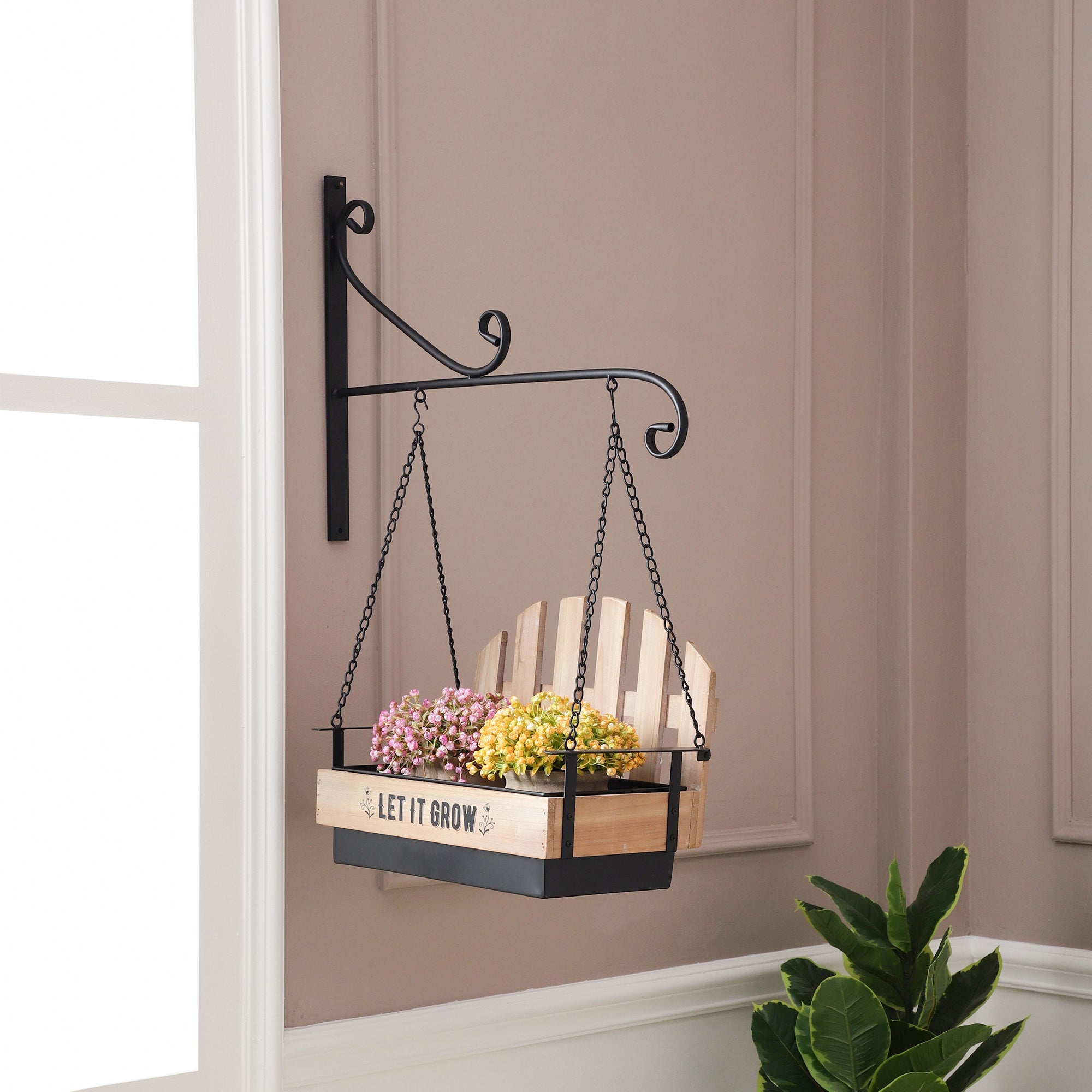 Wall Hanging Bench Planter