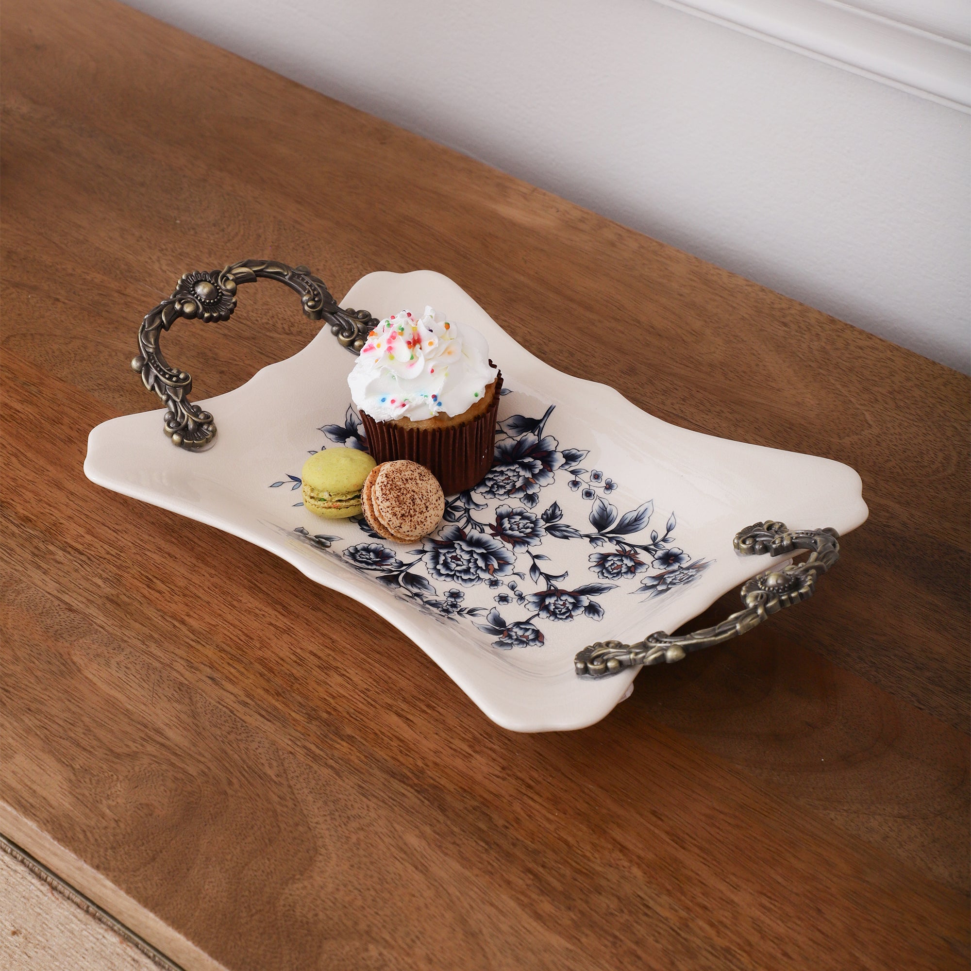 Blue Regal Serving Tray