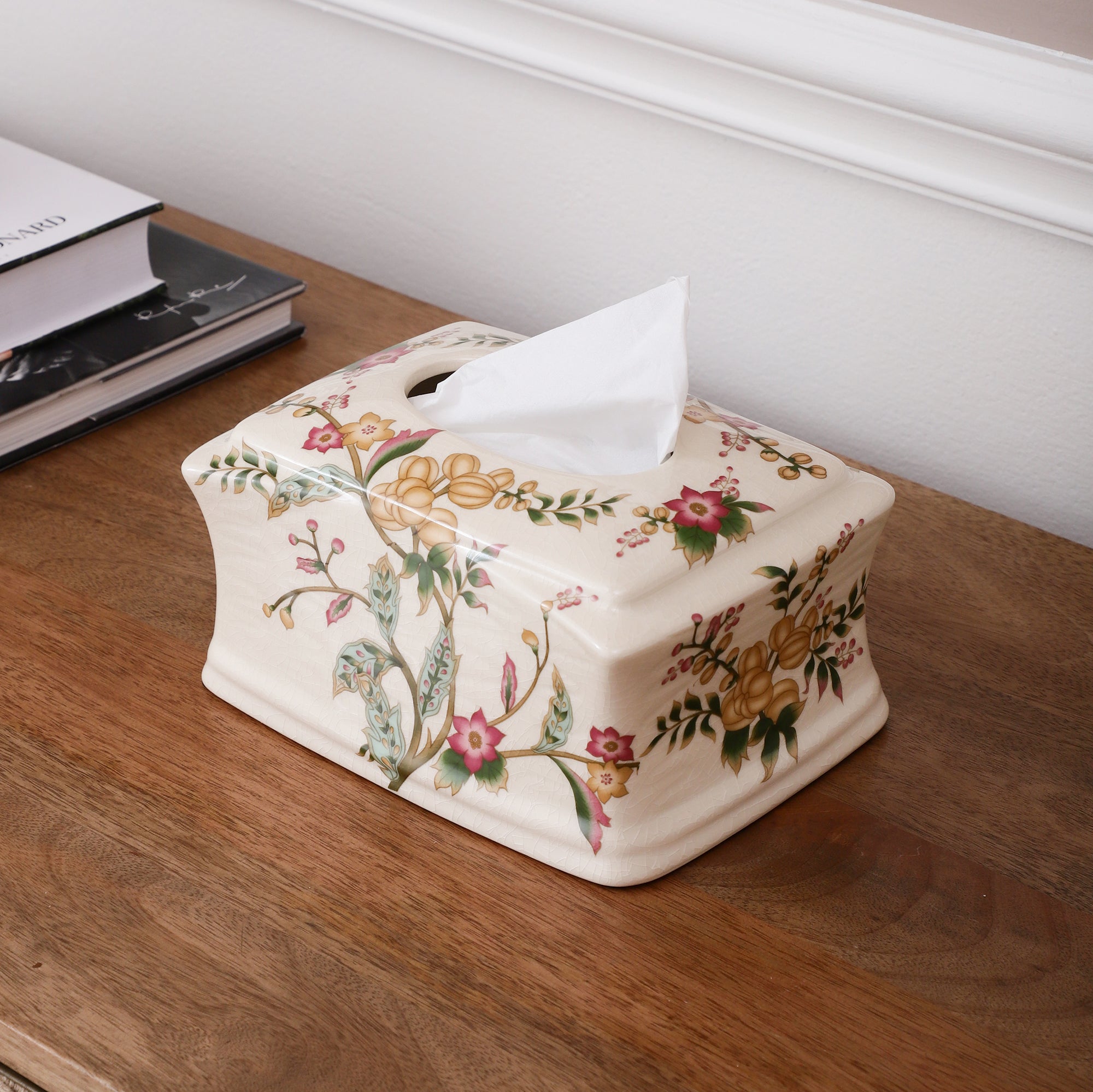 Yellow Regal Ceramic Tissue Box