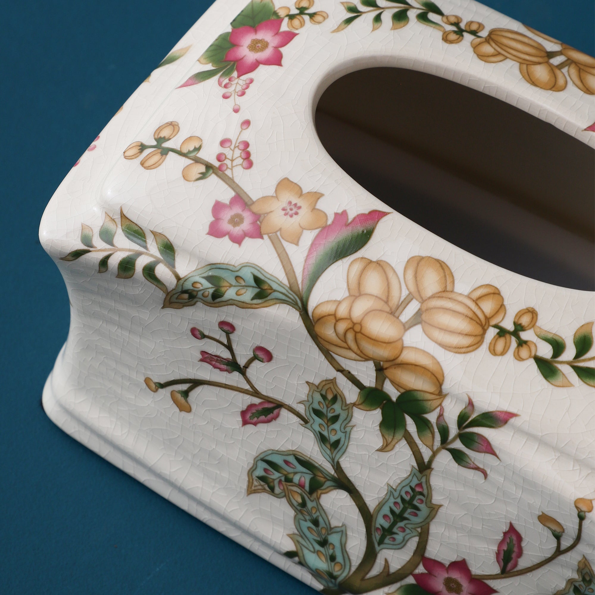 Yellow Regal Ceramic Tissue Box