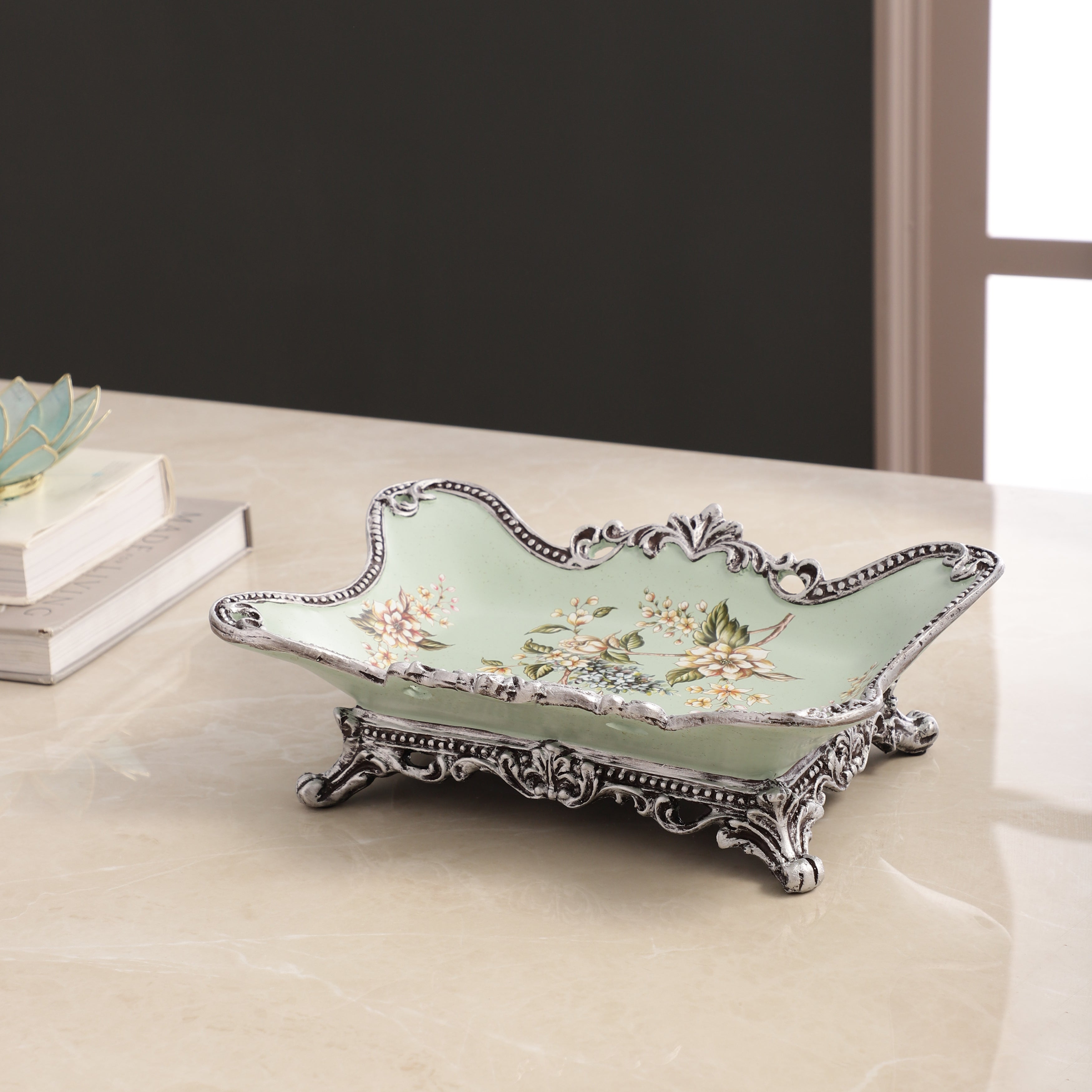 Gardenia Green Platter