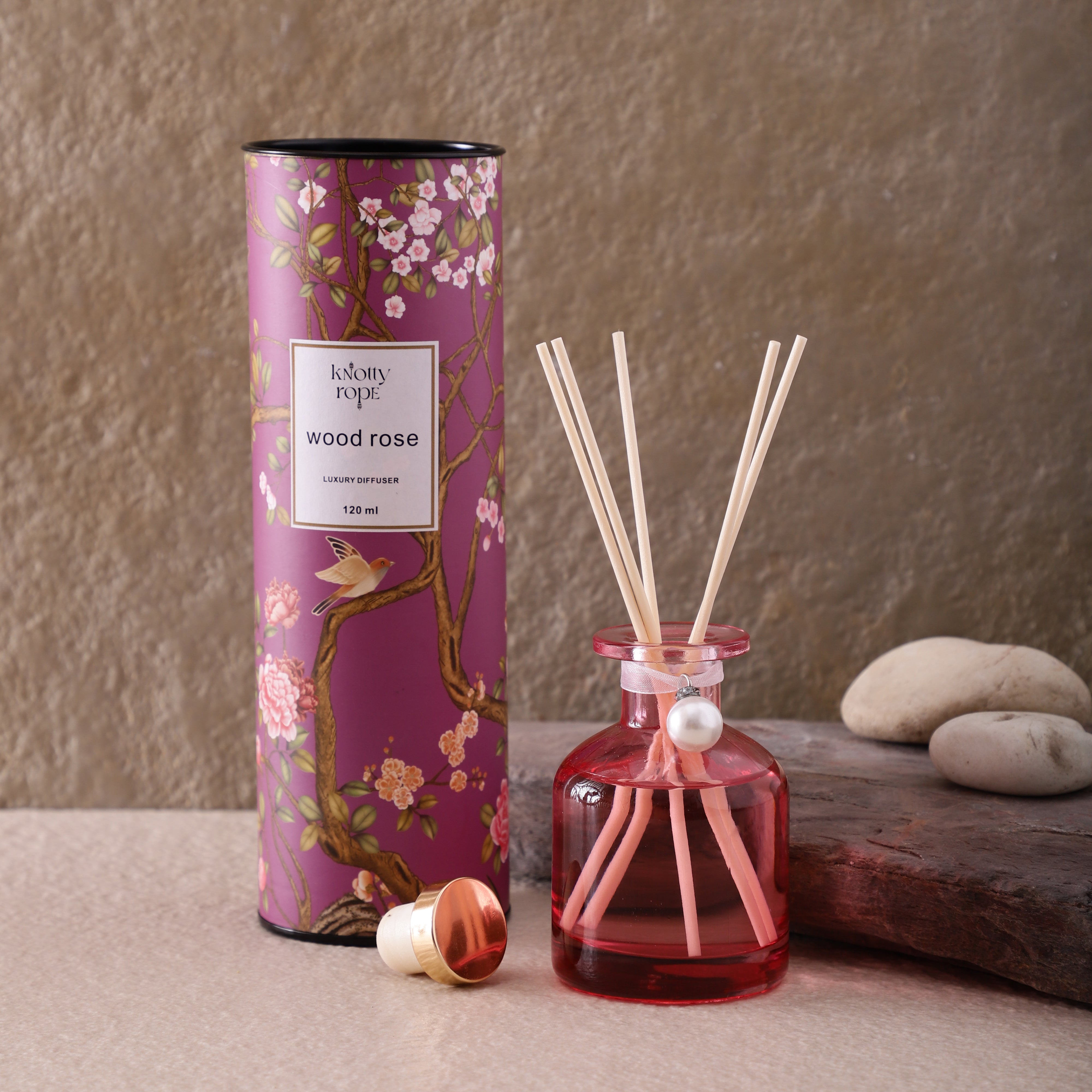 Wood Rose Essence Reed Diffuser