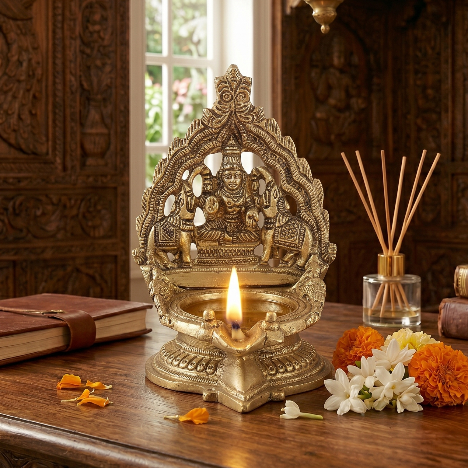 Laxmi Brass Oil Lamp
