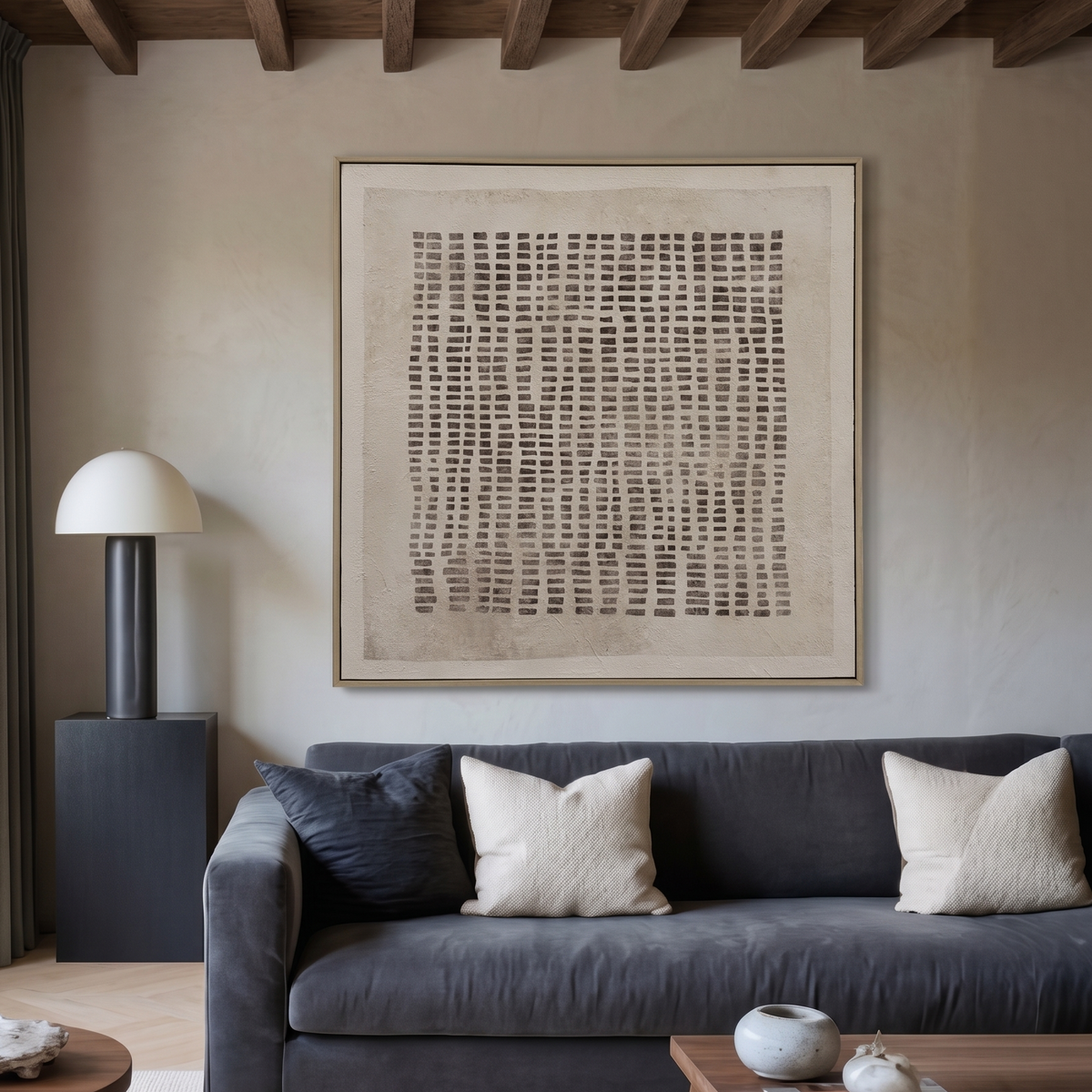 Linen Cadence Minimalist Canvas