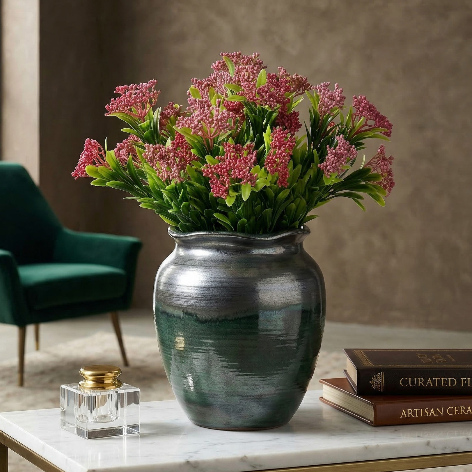 Pink Ixora Flower Bunch (Single)