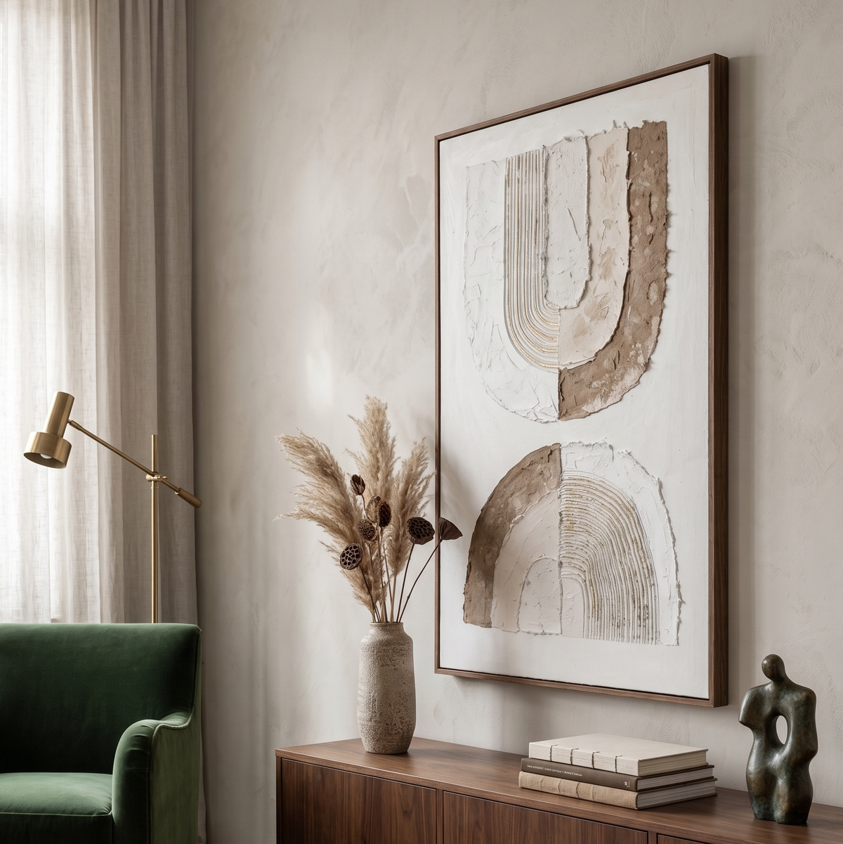 Sahara Arches Textured Canvas Art