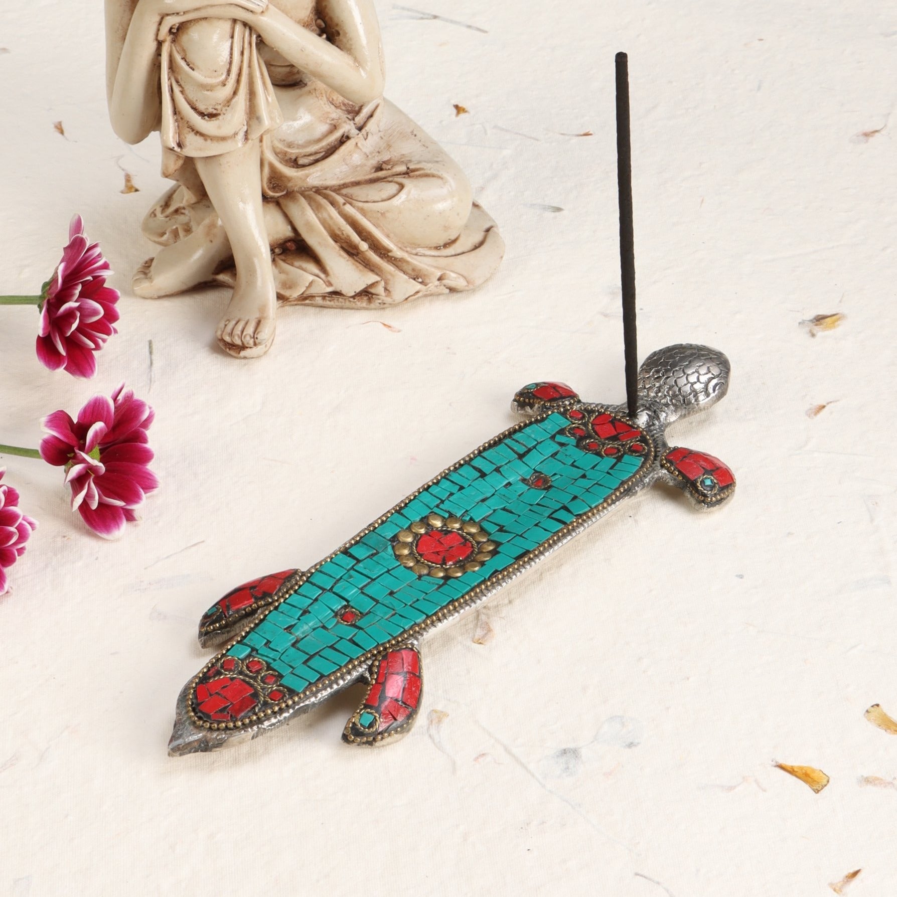 Turtle Stone - Incense Holder