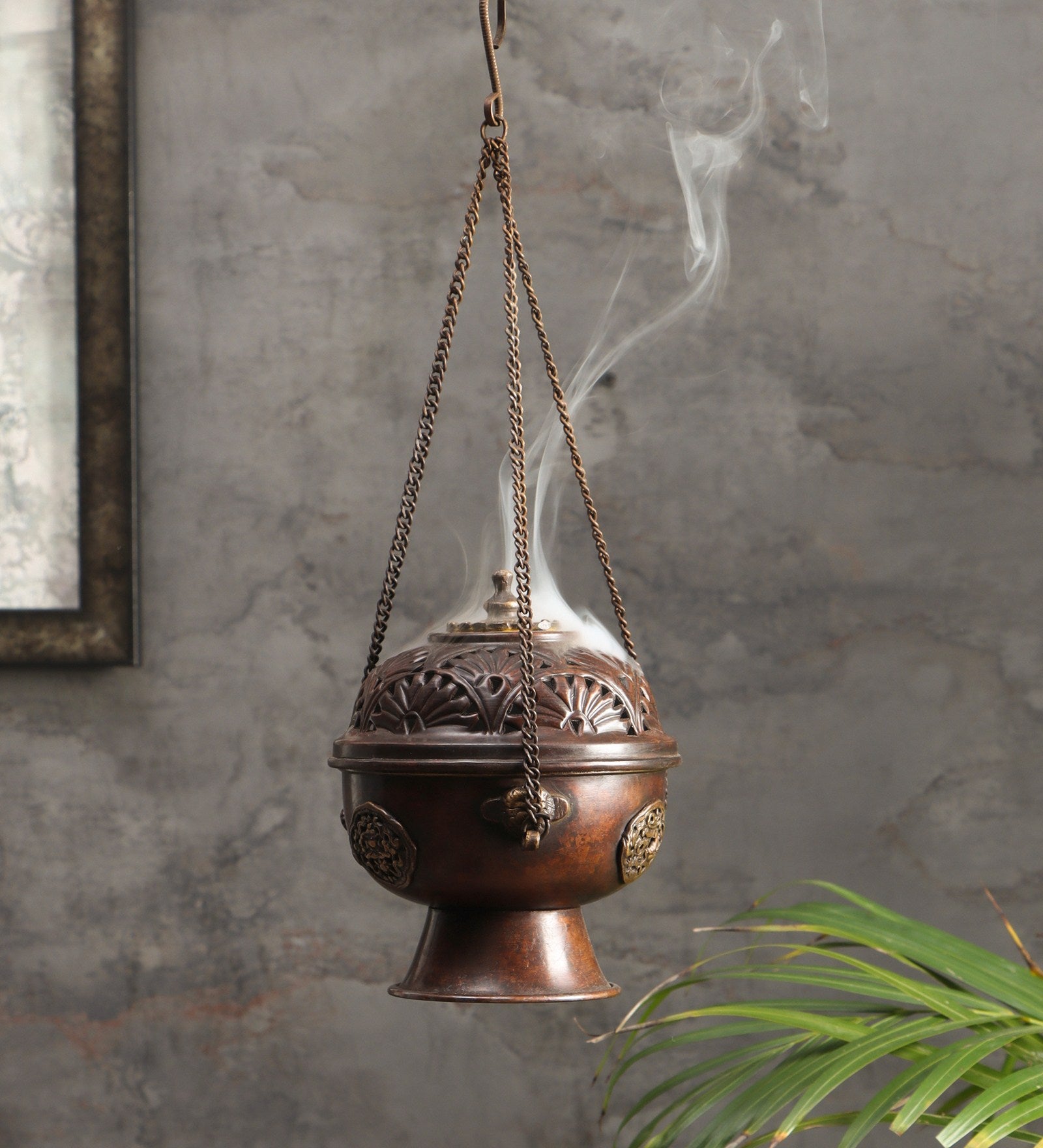 The Smokey Goblet (Brown) - Hanging Incense Holder