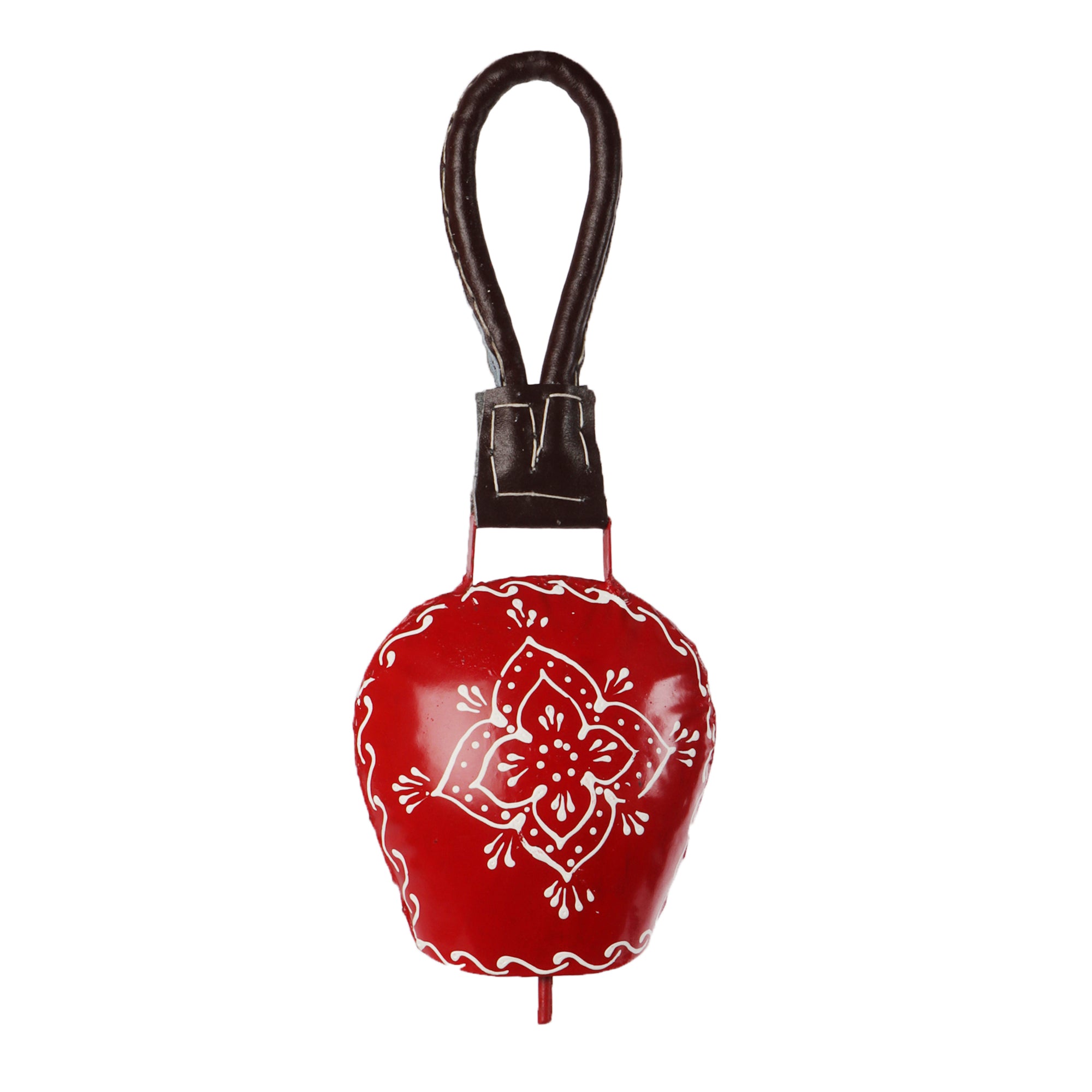 Hand Painted Cow Bell (Red)
