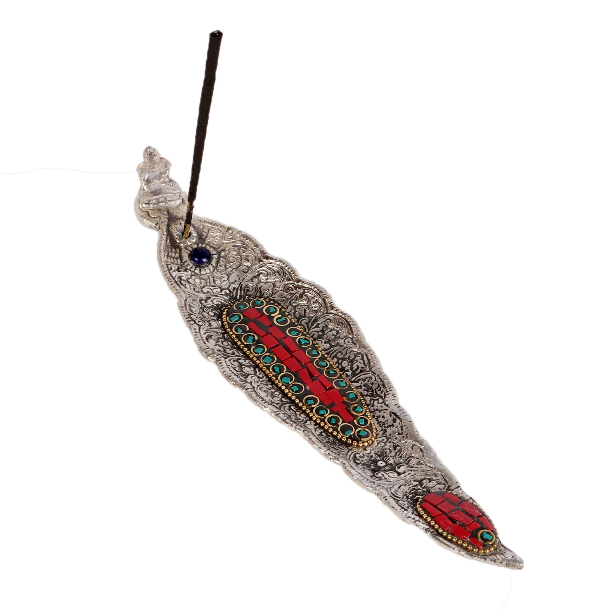 Sitting Buddha Leaf - Incense Holder