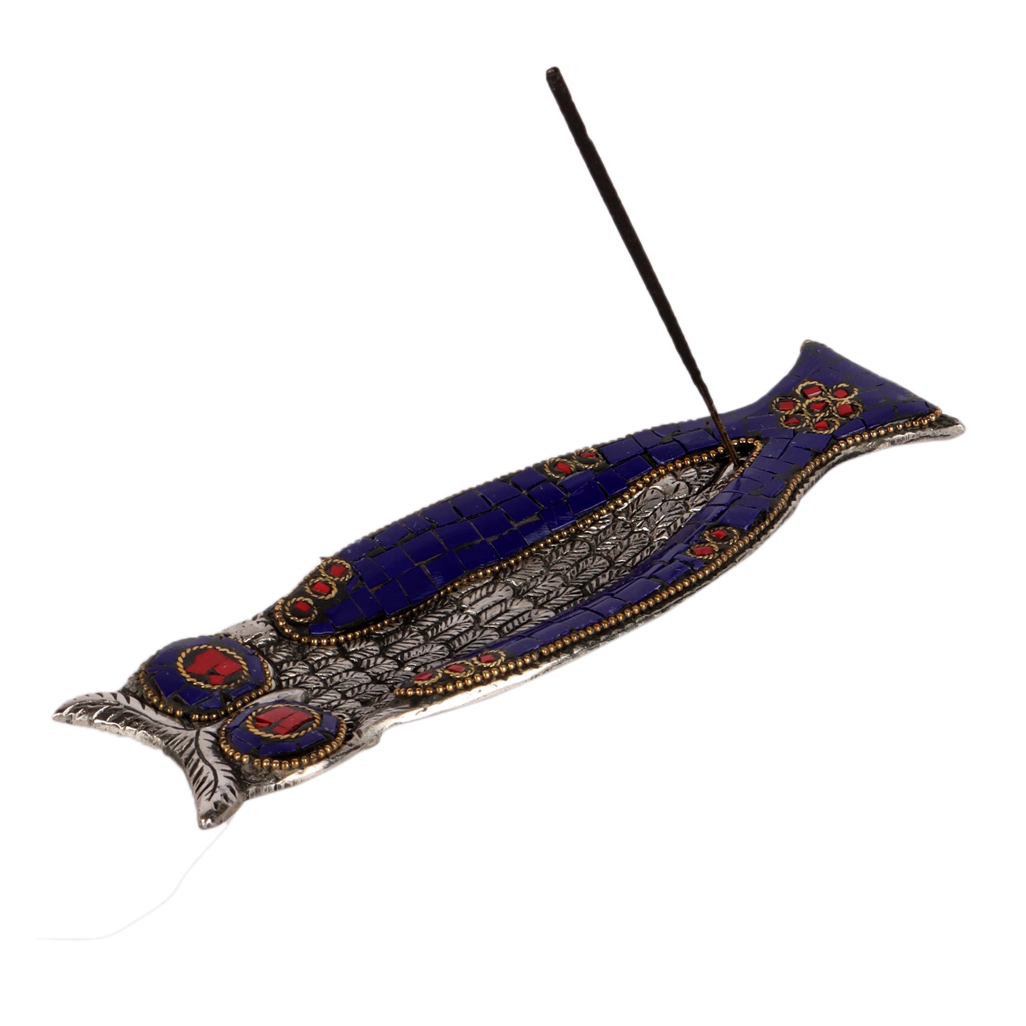 Blue Owl - Incense Holder