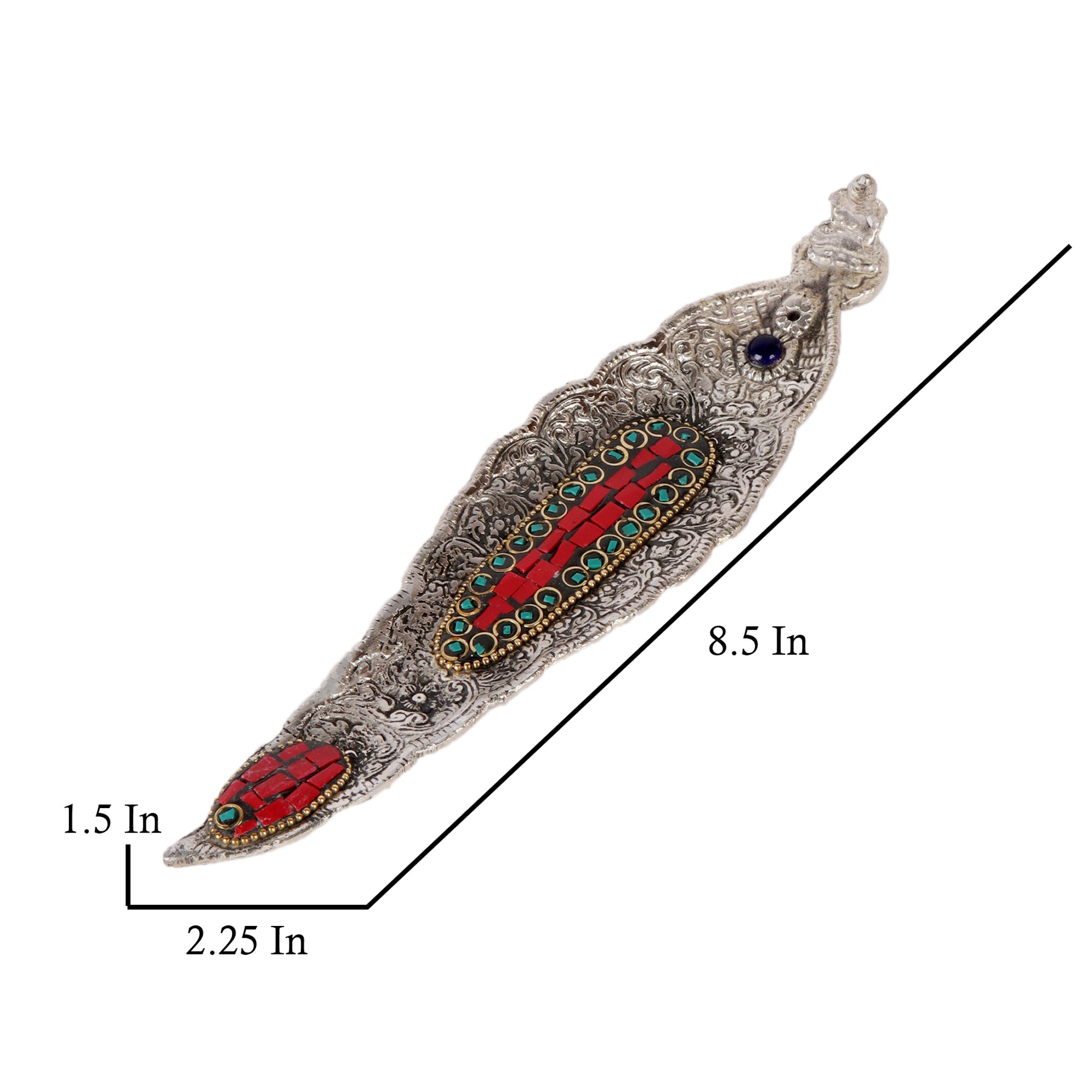 Sitting Buddha Leaf - Incense Holder