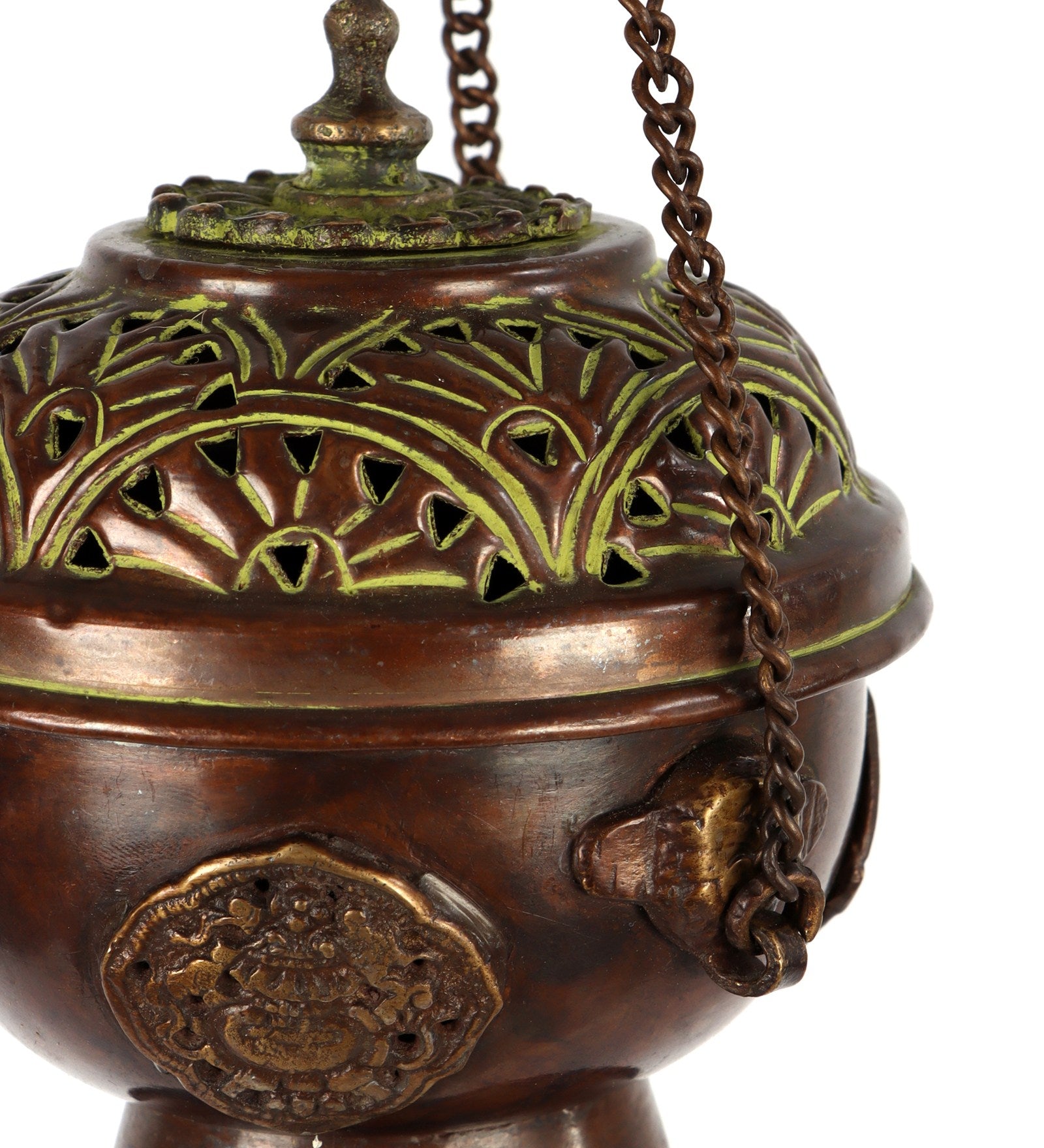 The Smokey Goblet (Green) - Incense Holder