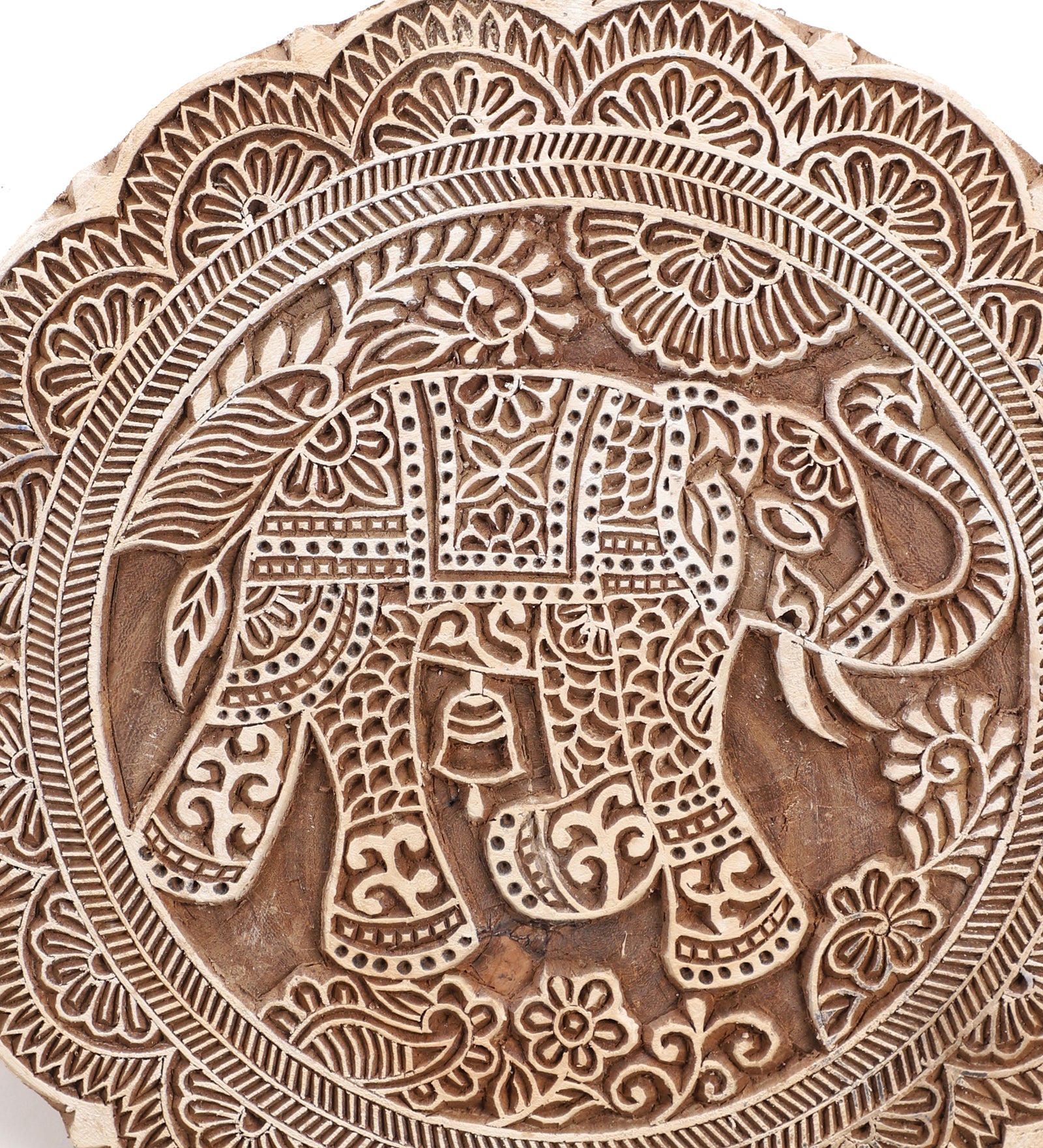 Ethnic Motifs - Handcarved Wall Hanging (set of 3)
