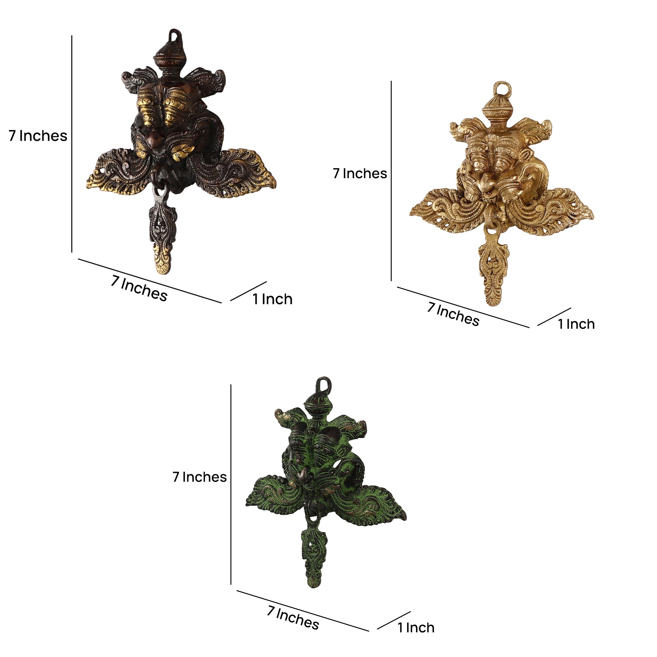 Garuda Metal Wall Hanging - Small (Single)