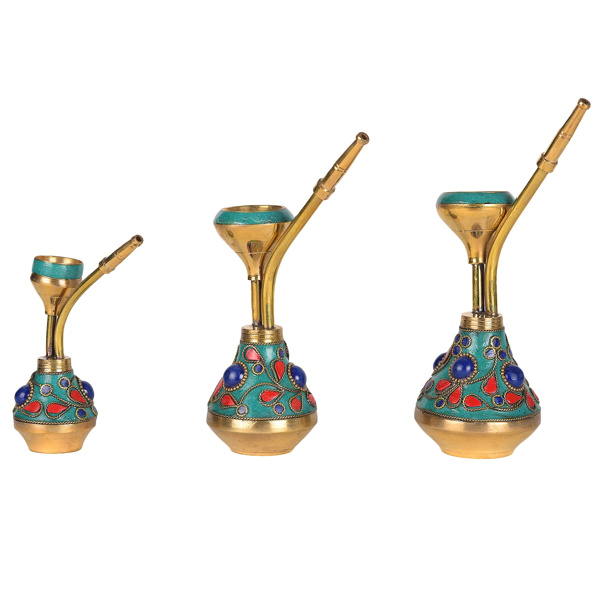 Decorative Hookah (set of 3)