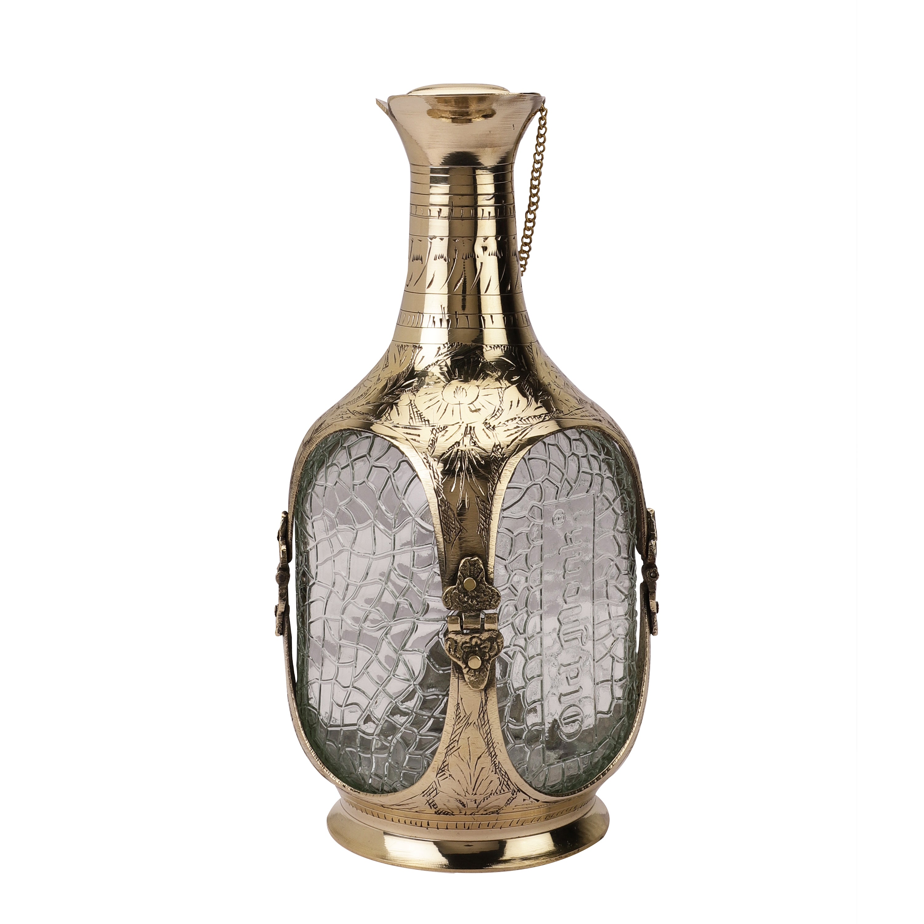 Brass Decorative Decanter (Gold)