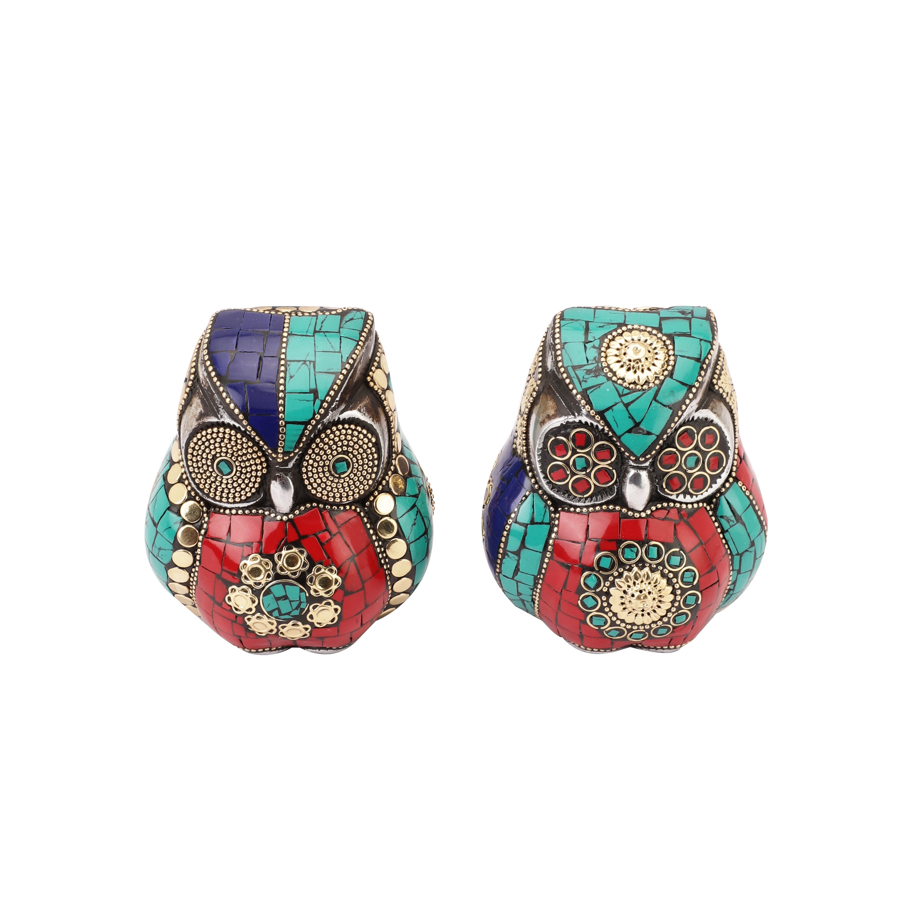 Multicolour Stone Owl (Single)