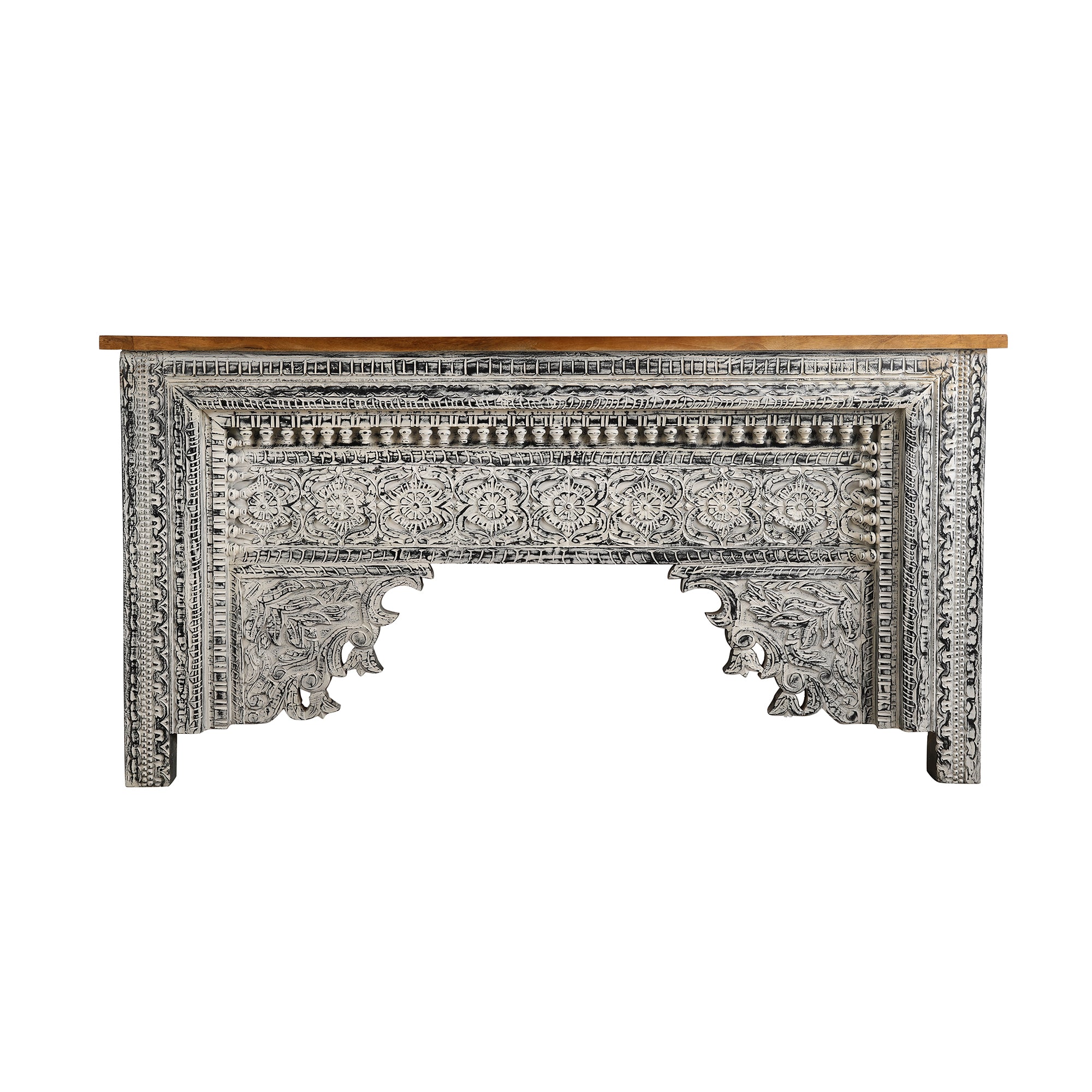 Riwaayat Handcrafted Navy Blue Console Table